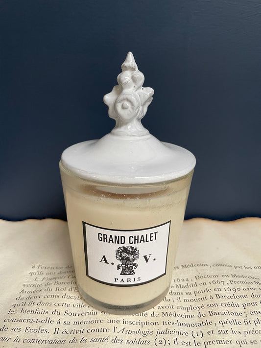 Astier de Villatte Bouquet Candle Lid for Glass Candles