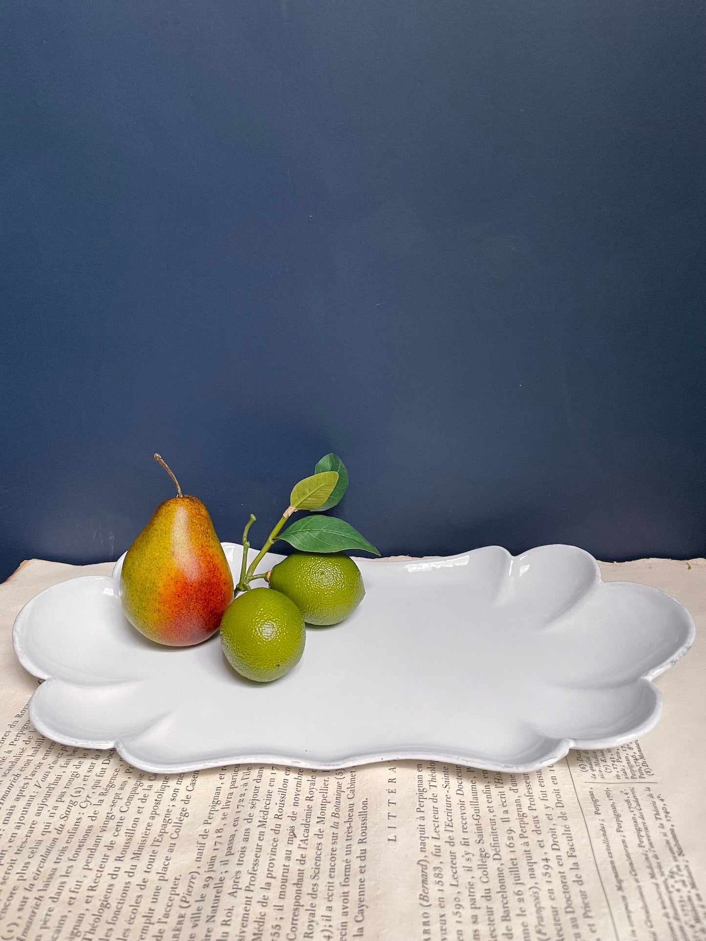 Astier de Villatte Colbert Long Deep Platter