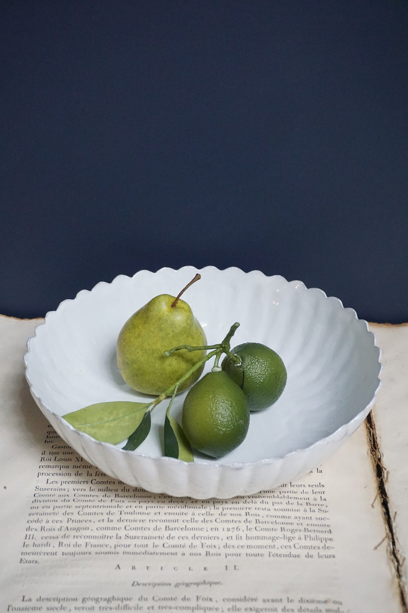 Astier de Villatte Cythere Salad Bow