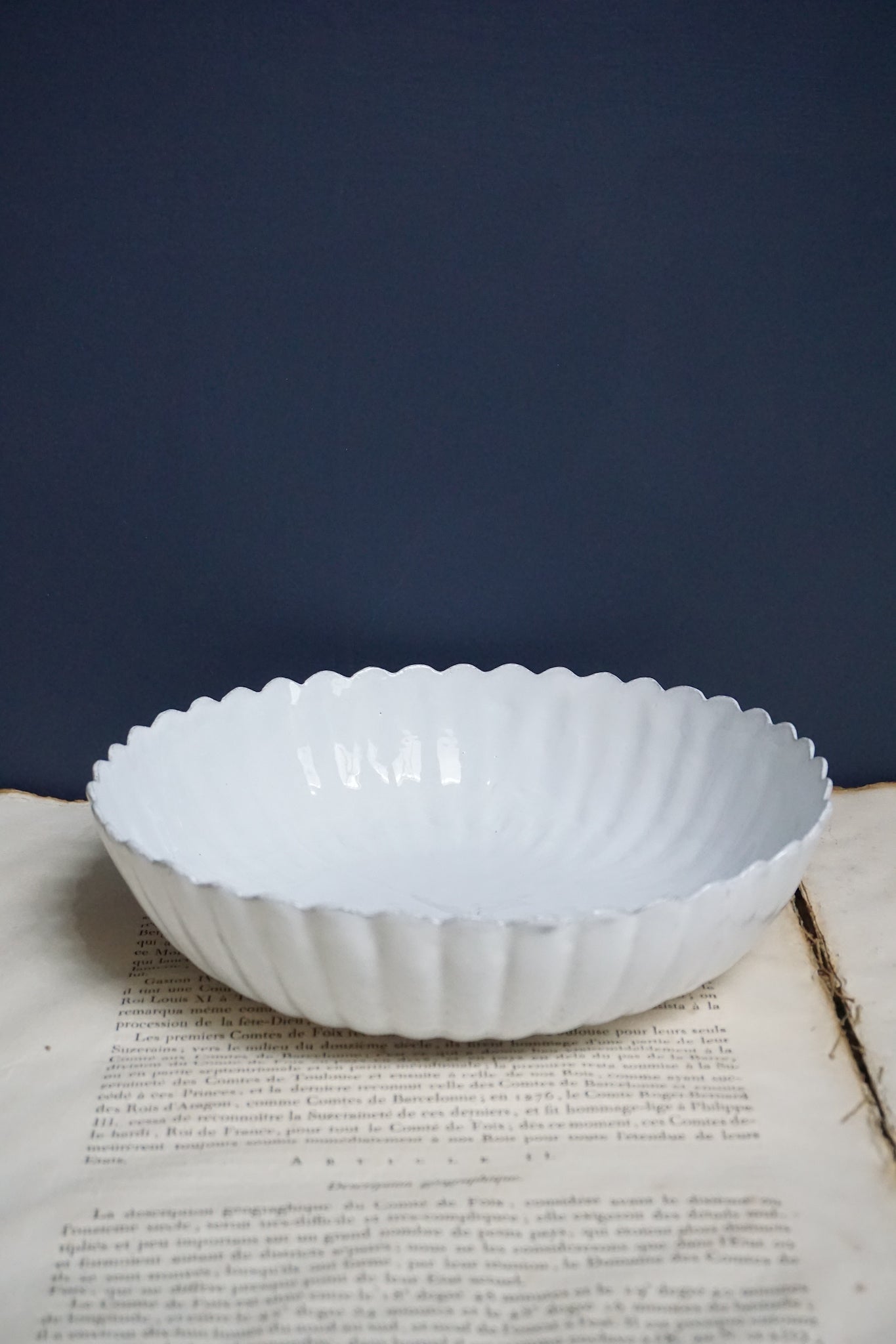 Astier de Villatte Cythere Salad Bow