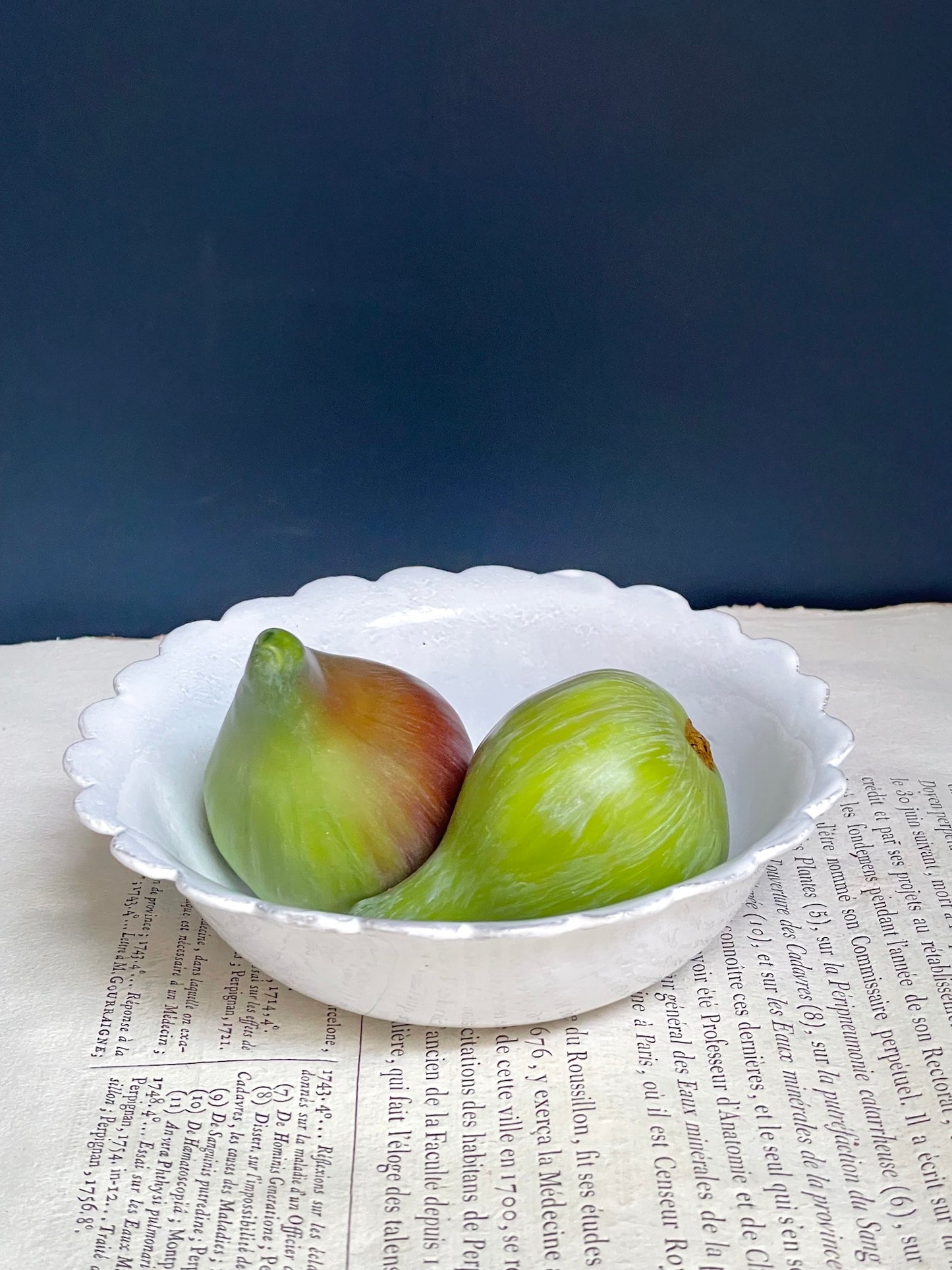 Astier de Villatte Daisy Small Salad Bowl