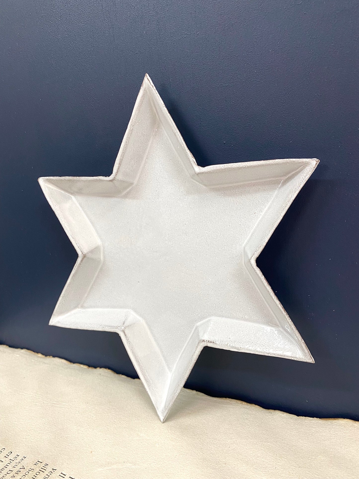 Astier de Villatte Etoile Dessert Plate