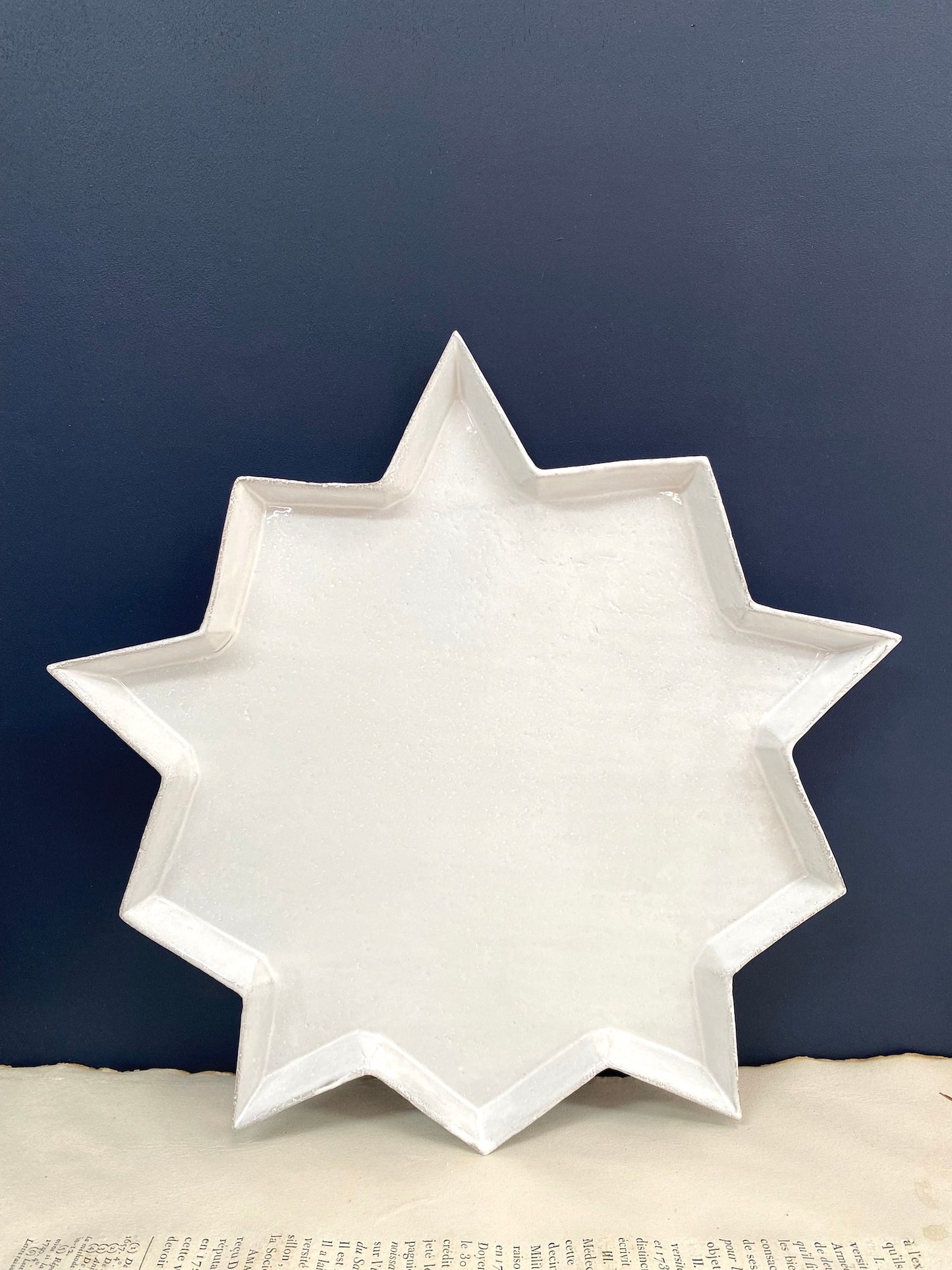 Astier de Villatte Etoile Dinner Plate