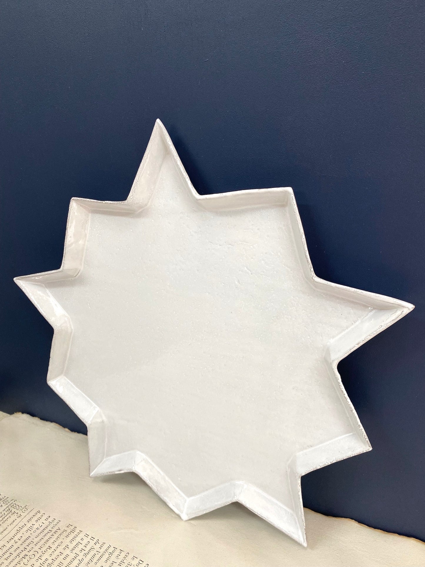 Astier de Villatte Etoile Dinner Plate