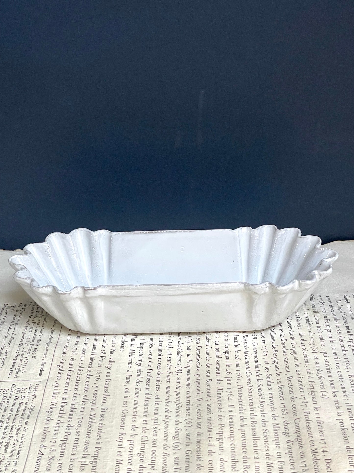 Astier de Villatte Fifine Long Bowl