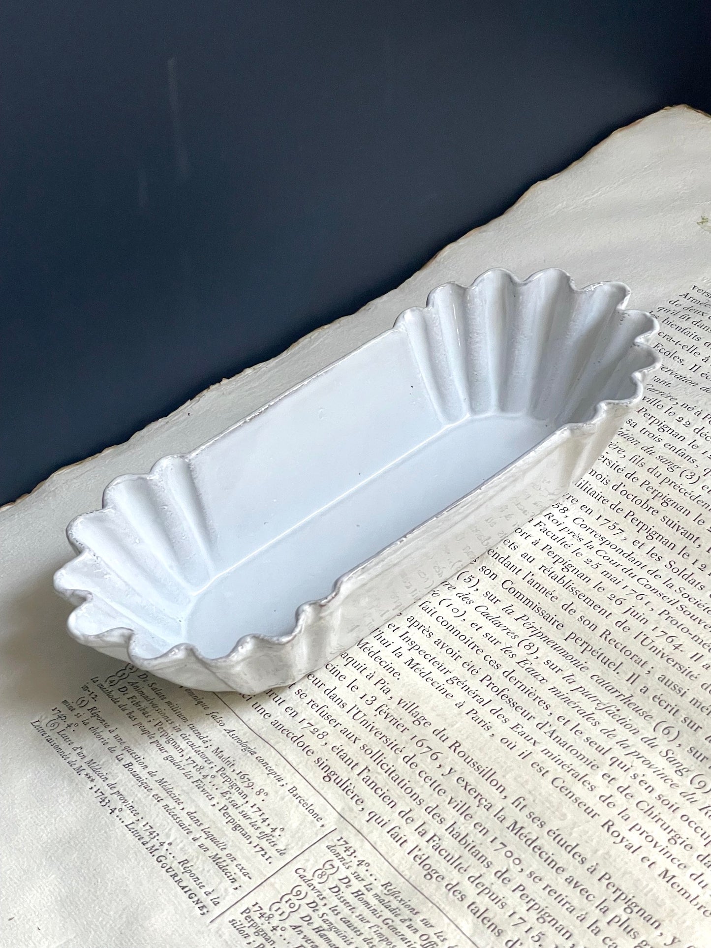 Astier de Villatte Fifine Long Bowl