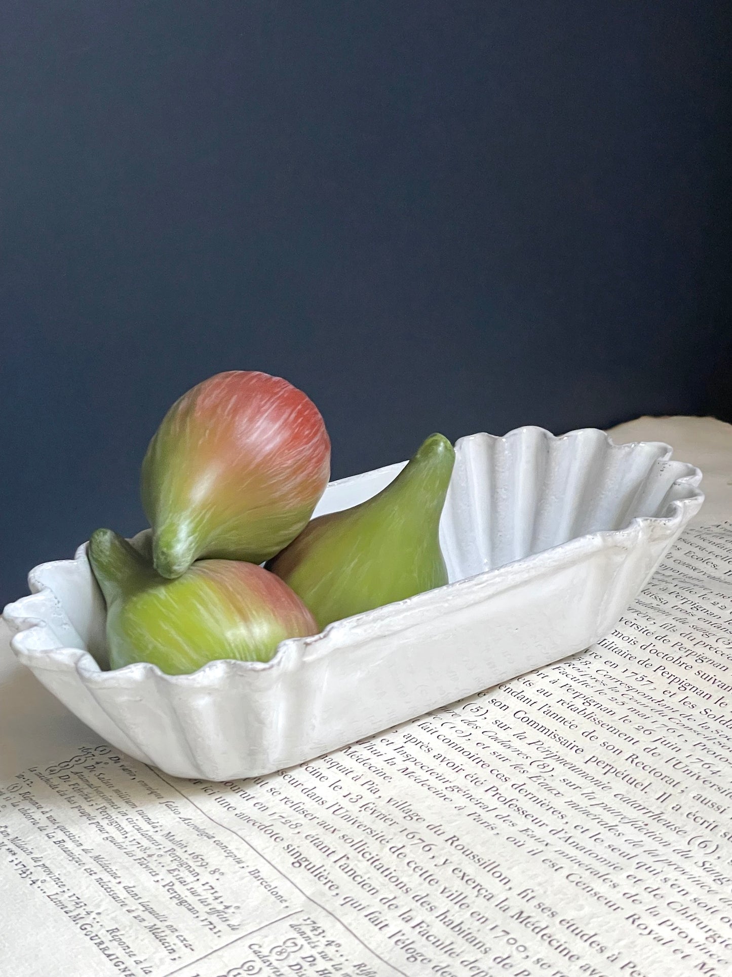 Astier de Villatte Fifine Long Bowl
