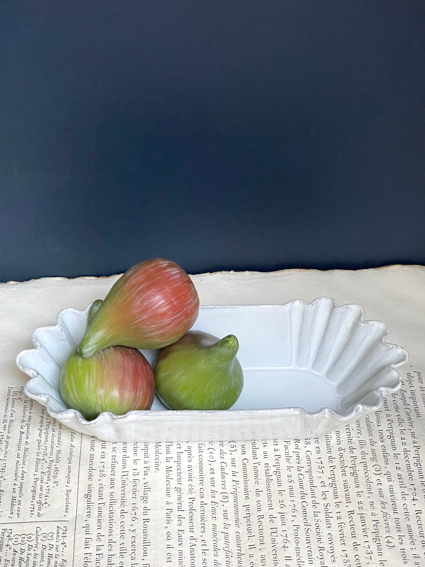 Astier de Villatte Fifine Long Bowl