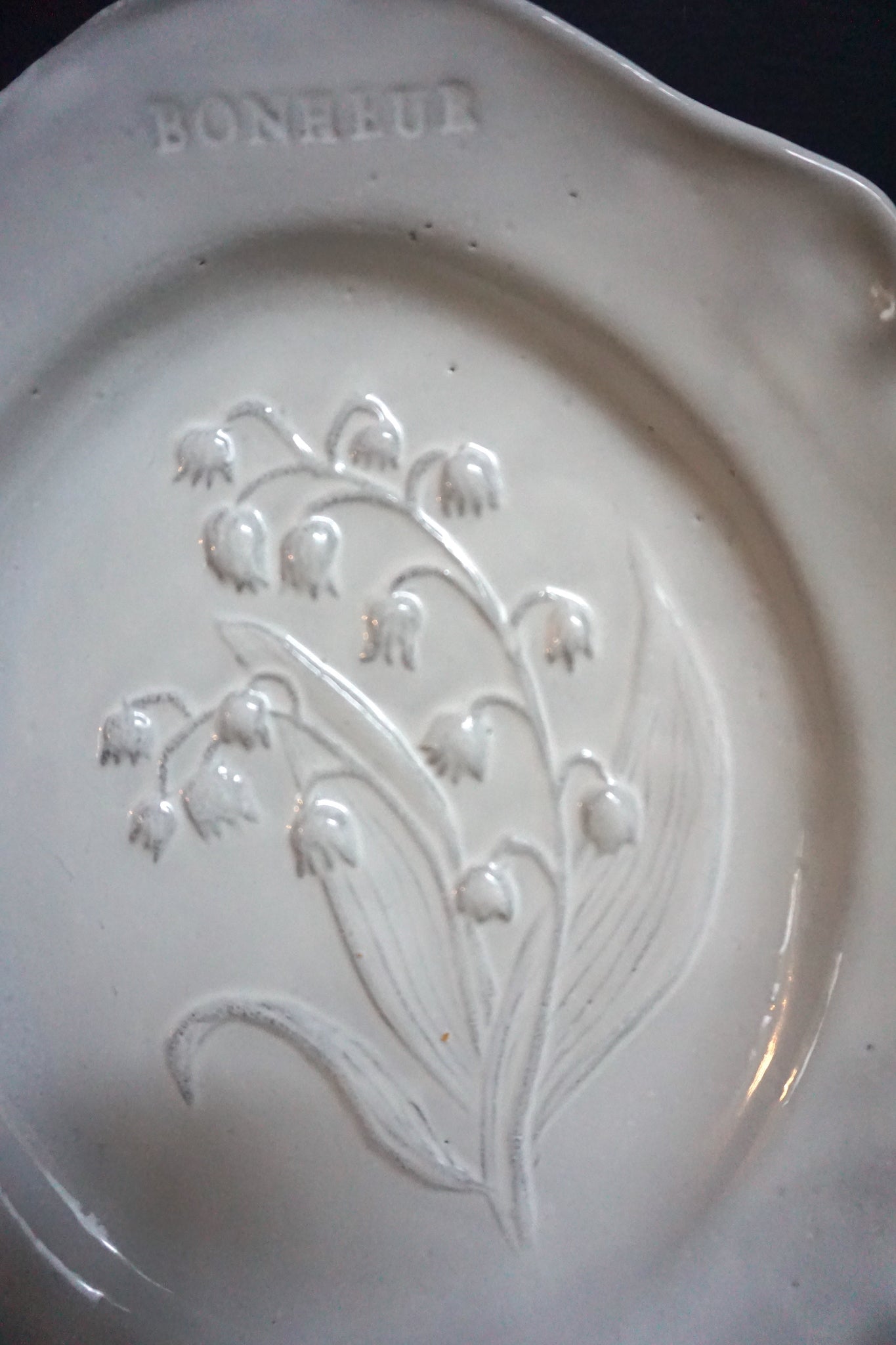 Astier de Villatte Fleurs Dessert Plate