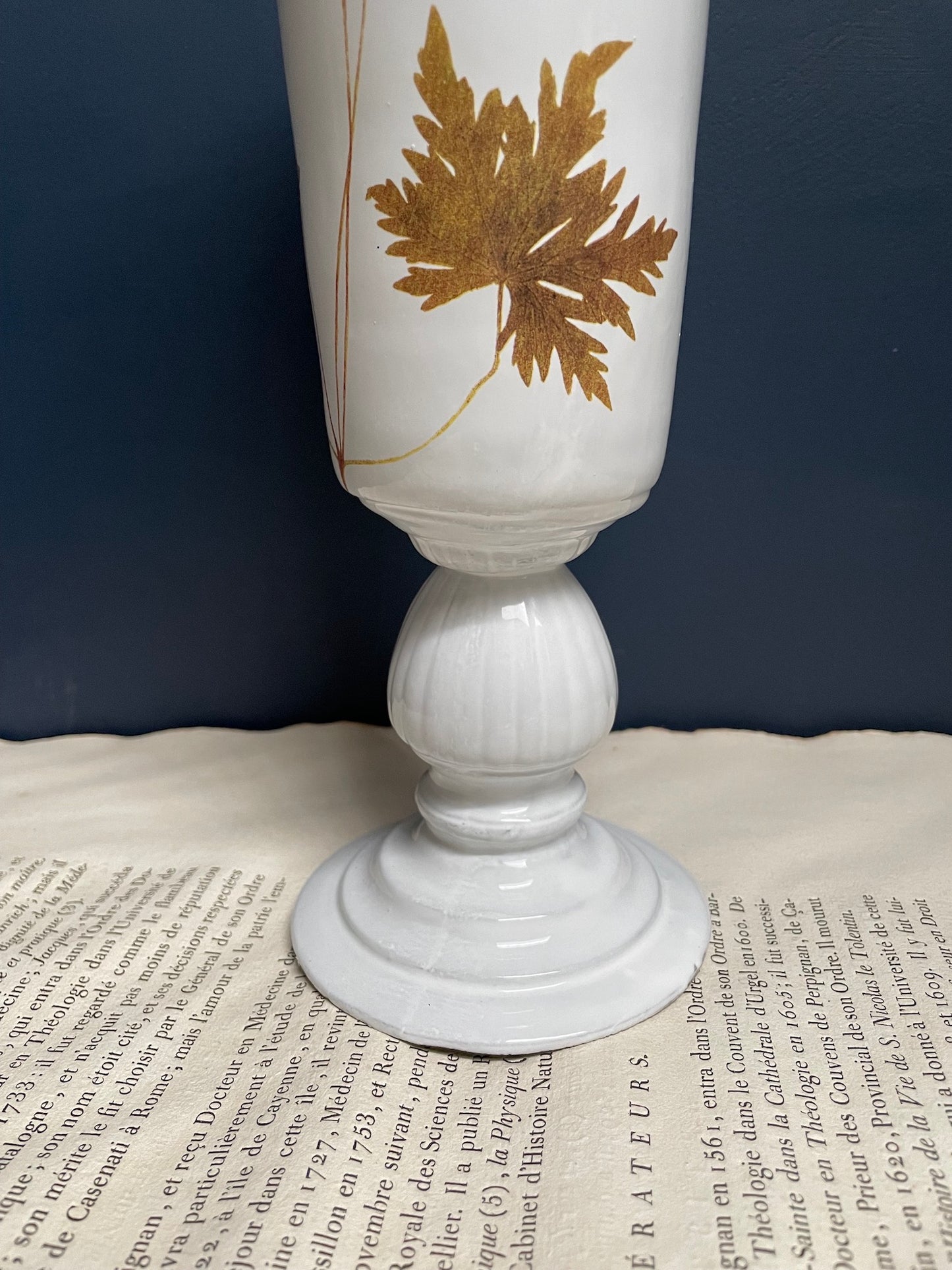 Astier de Villatte John Derian Bleu Geranium Vase