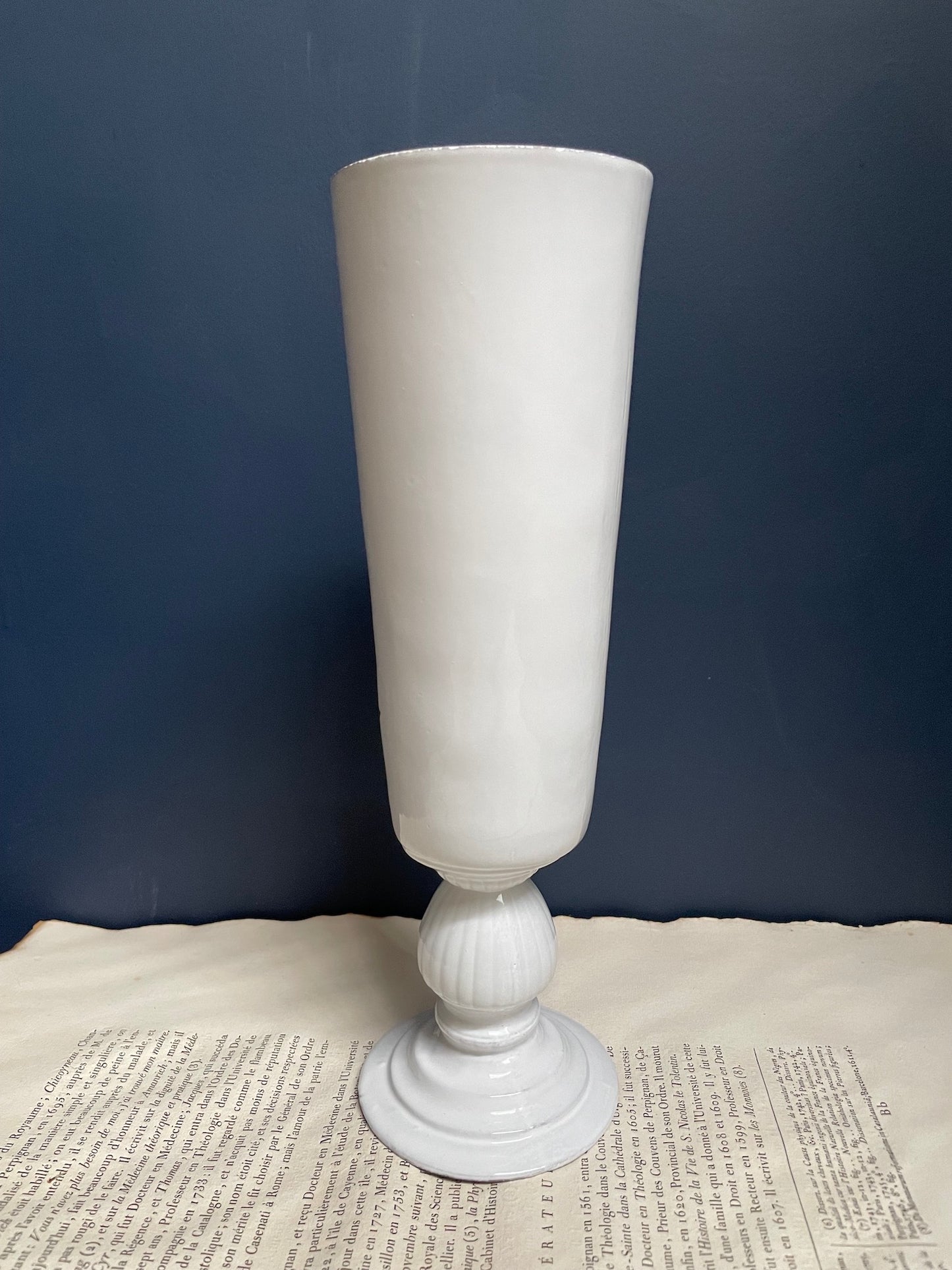 Astier de Villatte John Derian Bleu Geranium Vase