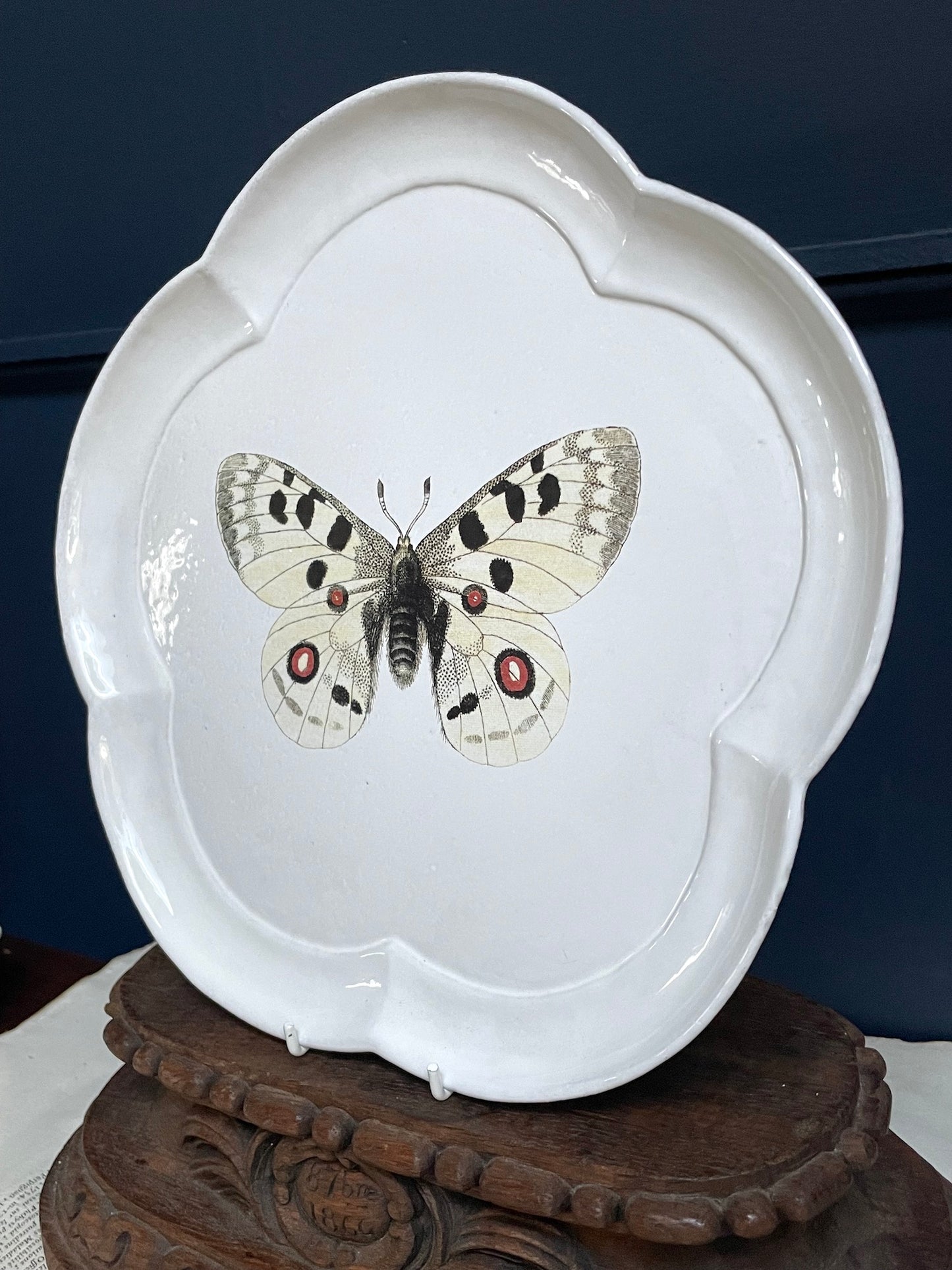 Astier de Villatte John Derian Butterfly Dinner Plate