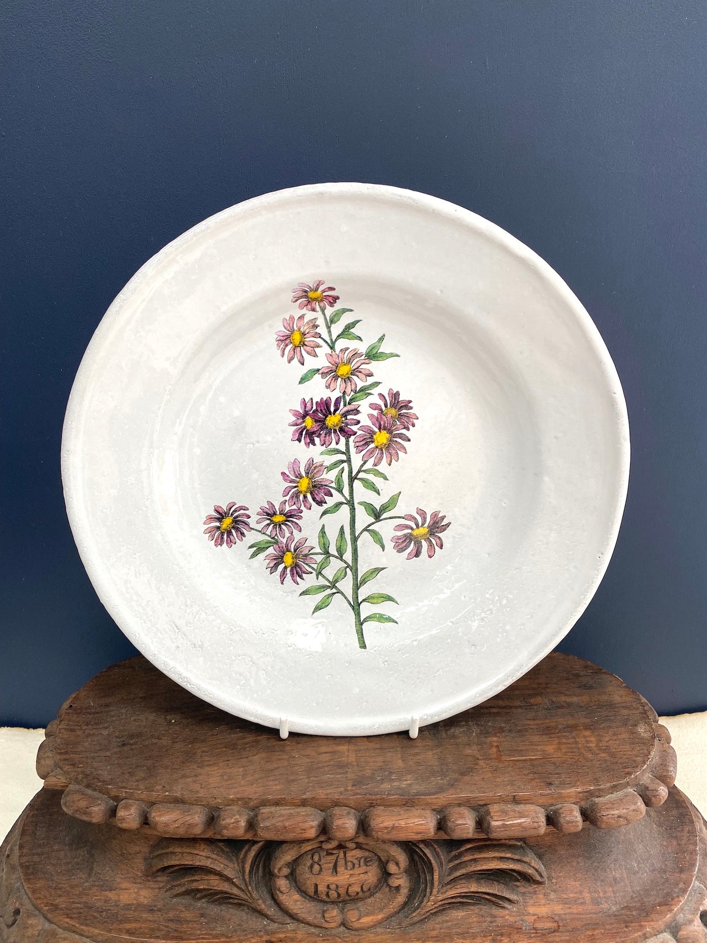 Astier de Villatte John Derian Carolina Star Flower Soup Plate