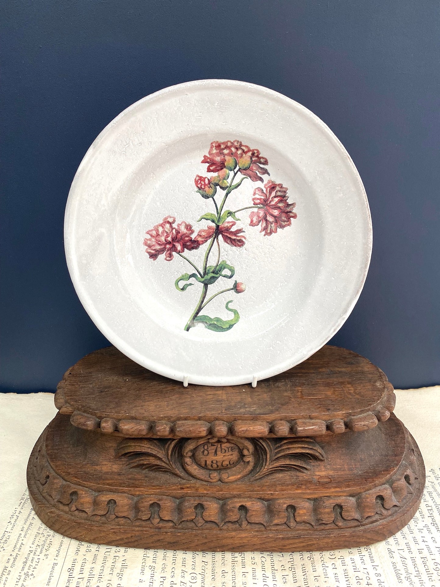 Astier de Villatte John Derian Double Catch Fly Soup Plate