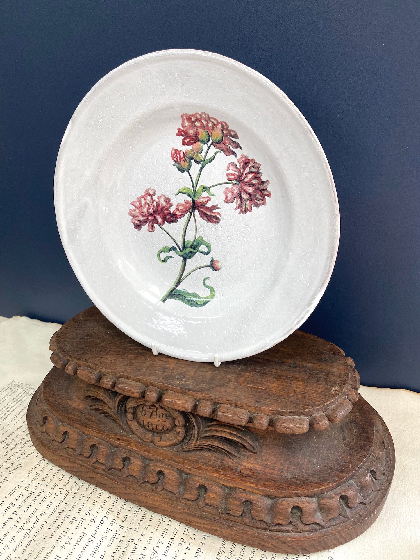 Astier de Villatte John Derian Double Catch Fly Soup Plate