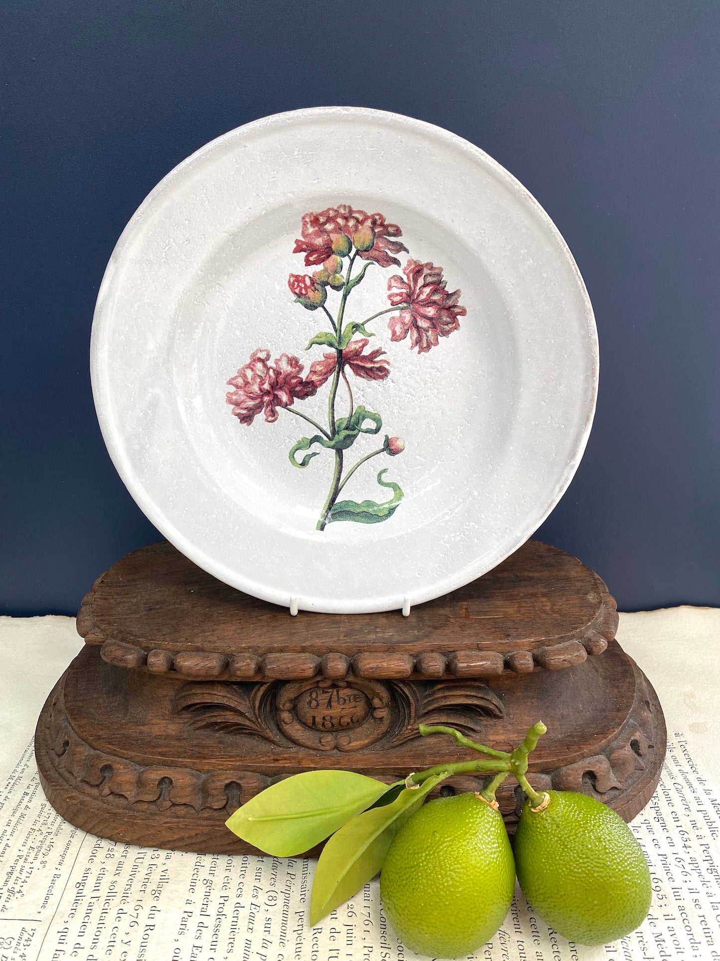 Astier de Villatte John Derian Double Catch Fly Soup Plate