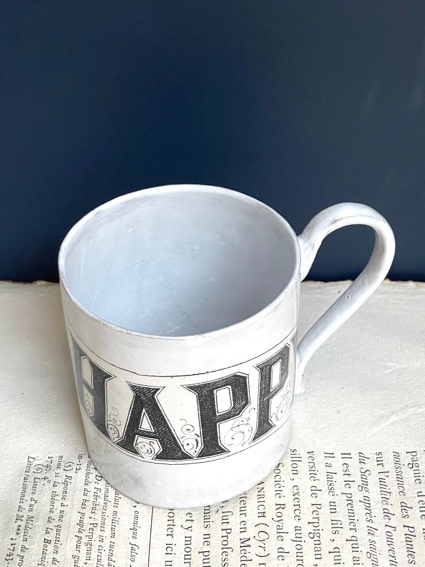Astier de Villatte John Derian Happy Mug