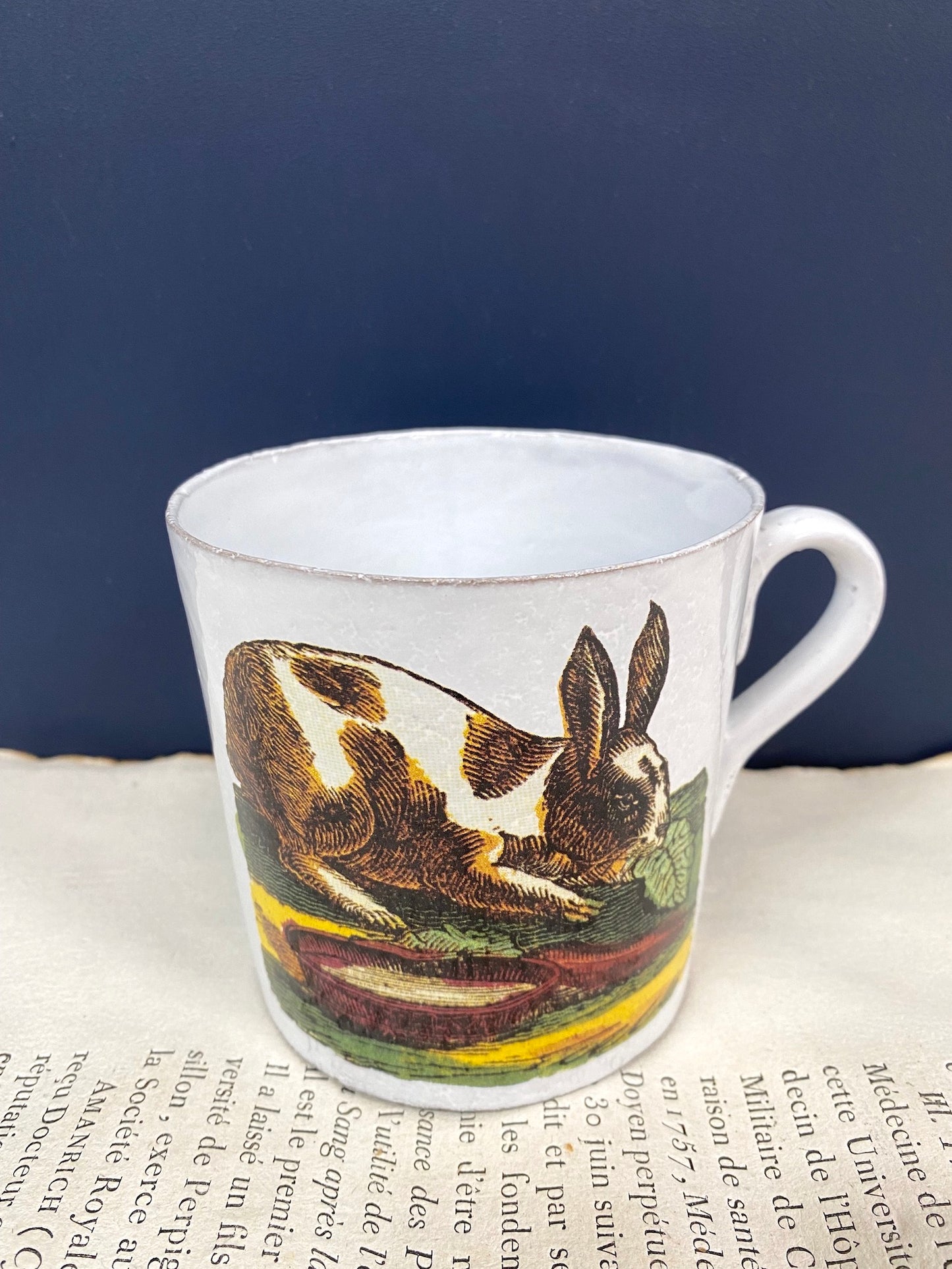 Astier de Villatte John Derian Munching Rabbit Mug - RETIRED