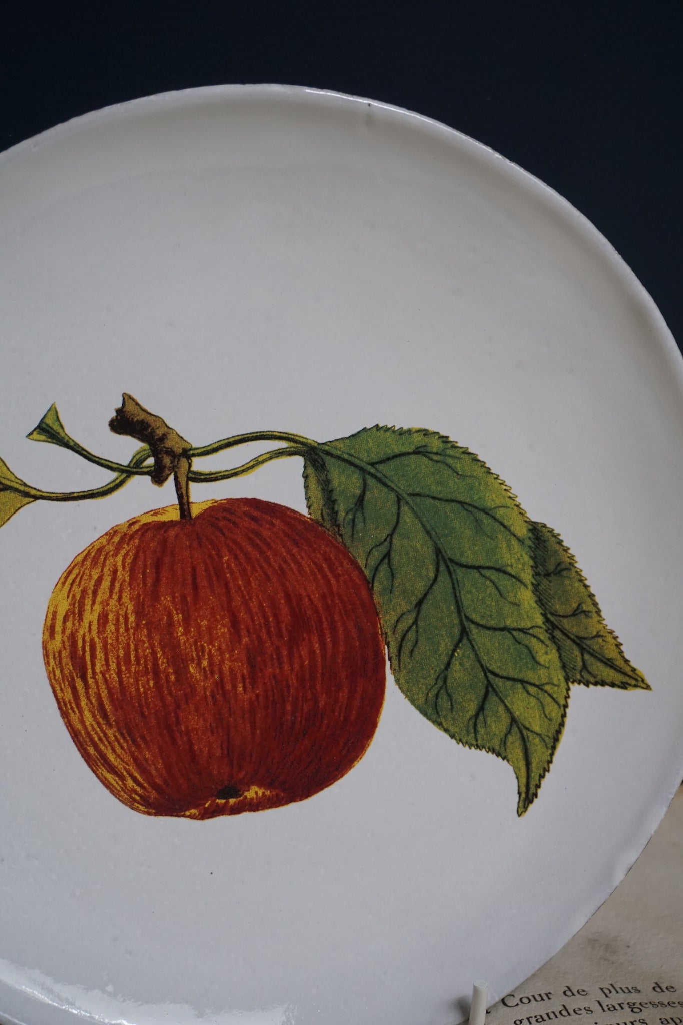 Astier de Villatte John Derian Red Apple Plate