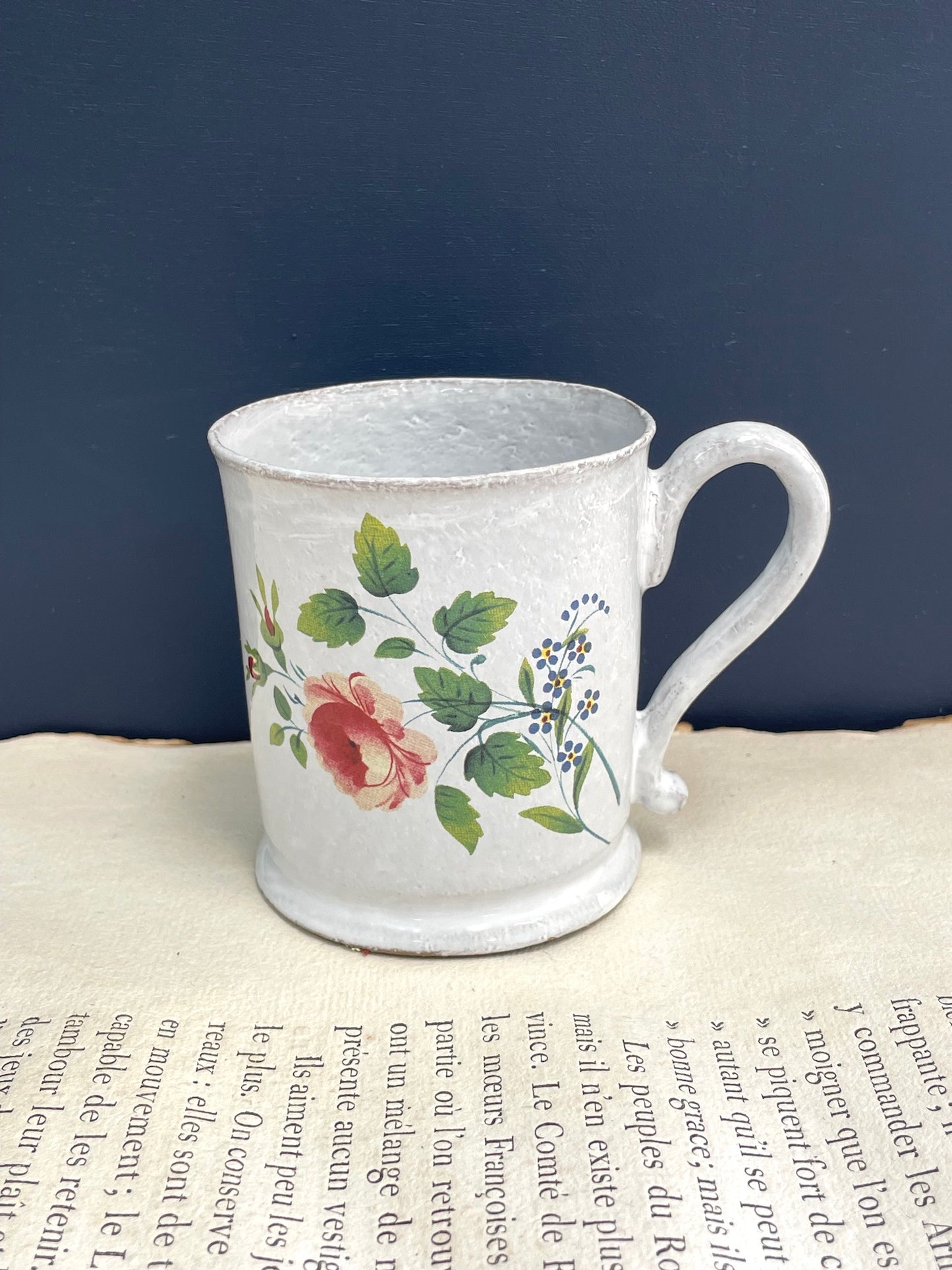 Astier de Villatte John Derian Small Rosesprig Mug