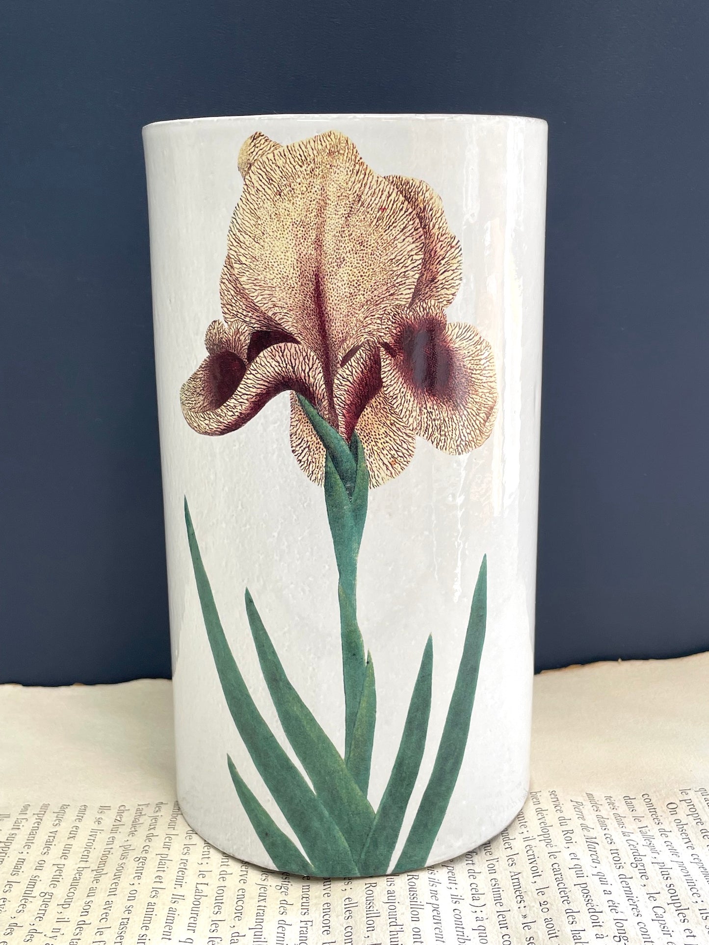 Astier de Villatte Large Iris Vase