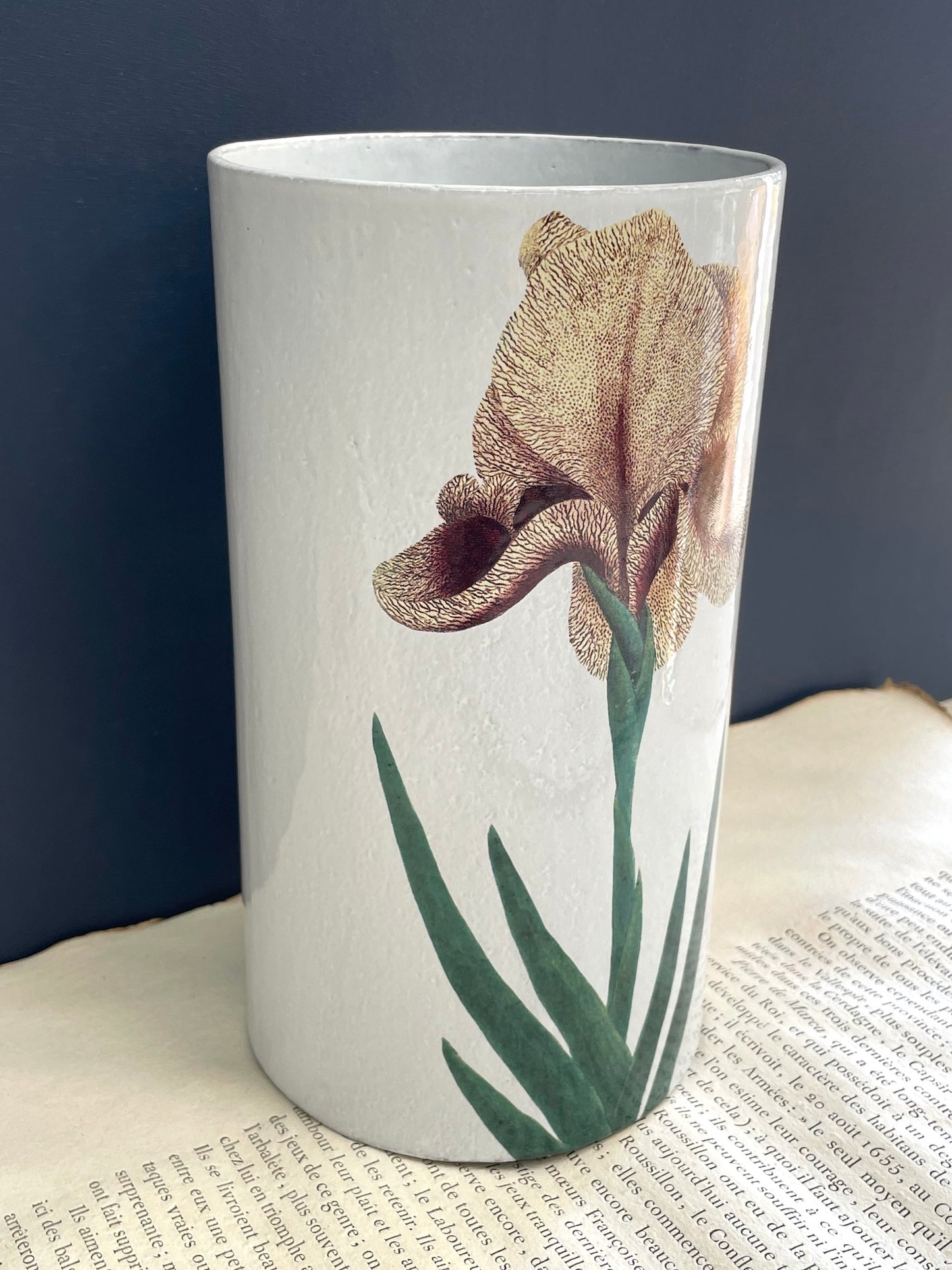 Astier de Villatte Large Iris Vase