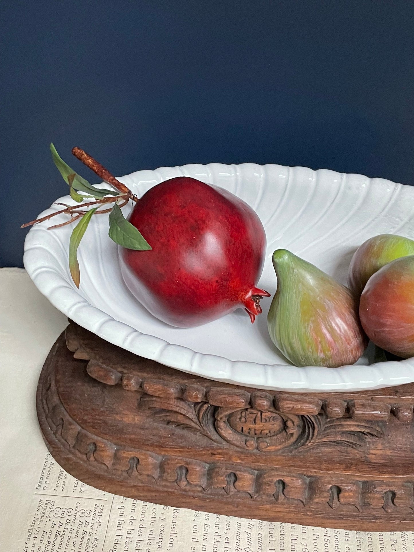 Astier de Villatte Long Peggy Salad Bowl