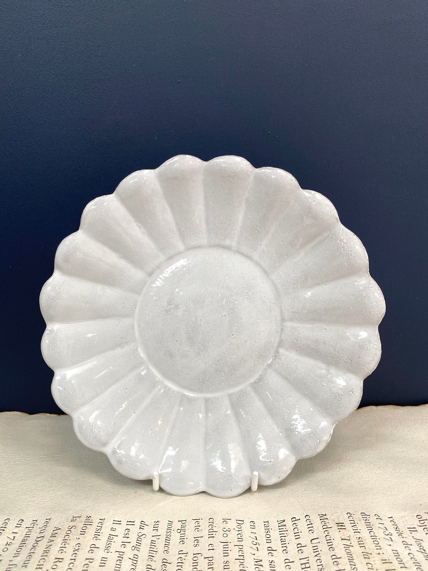 Astier de Villatte Marguerite Dessert Plate