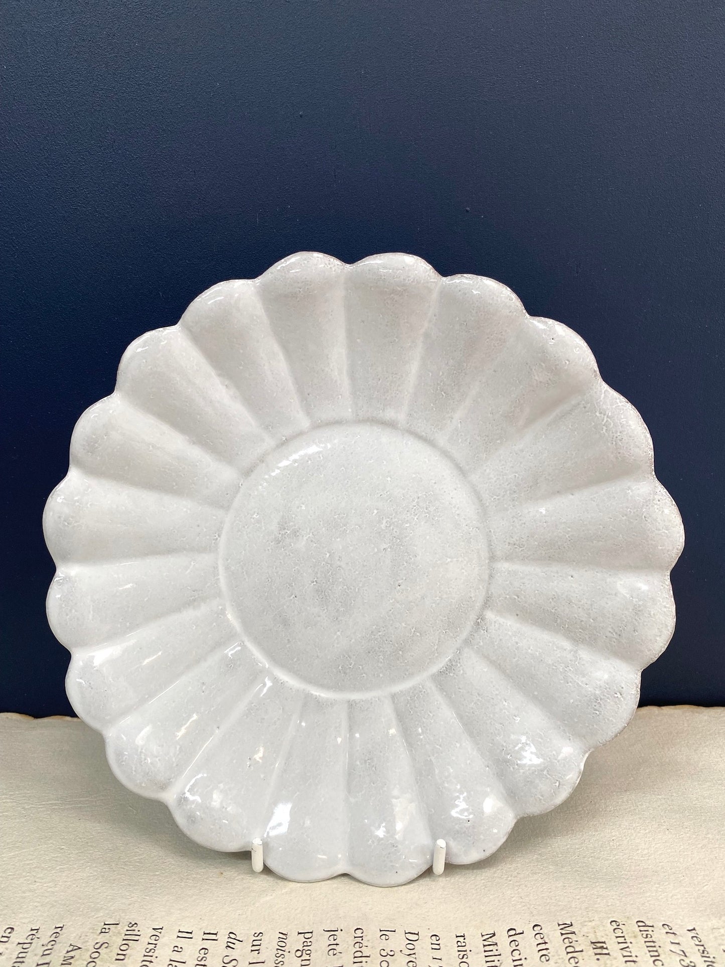 Astier de Villatte Marguerite Dessert Plate