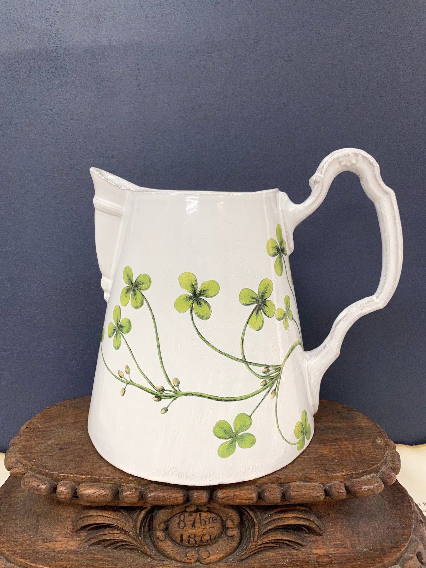 Astier de Villatte Medium Bladderwort Pitcher Vase