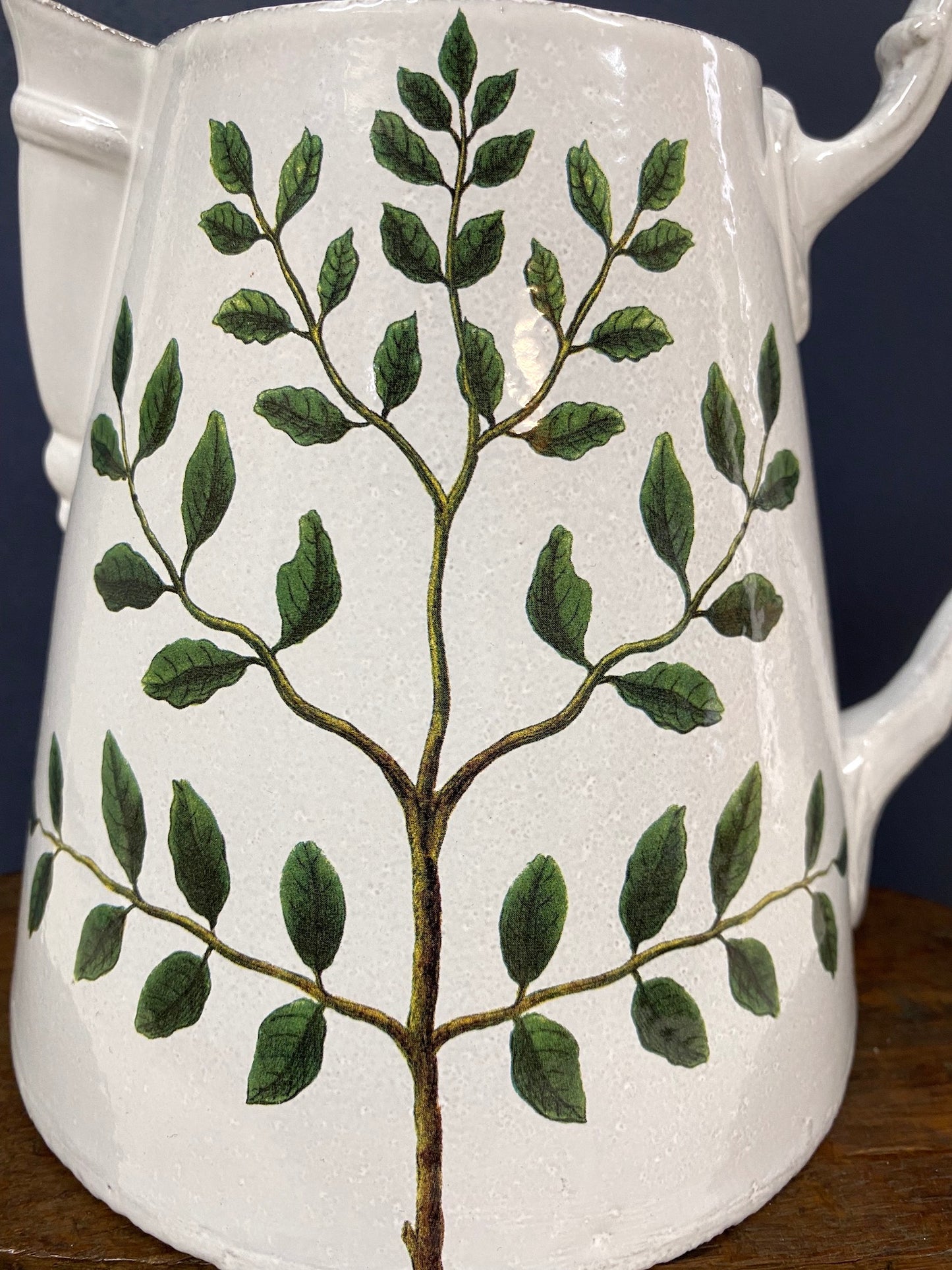 Astier de Villatte Medium Indigofera Colitea Pitcher Vase