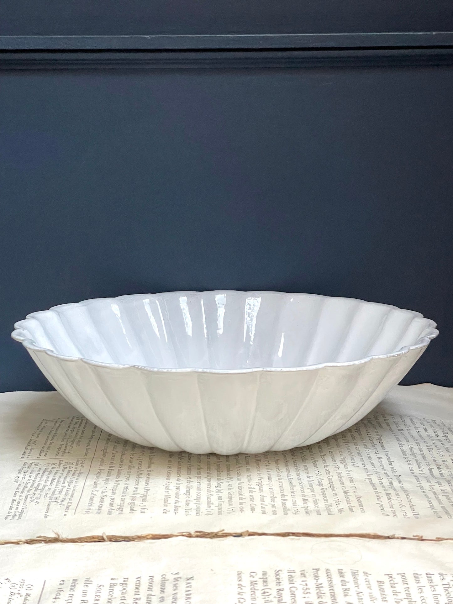Astier de Villatte Peggy Large Salad Bowl