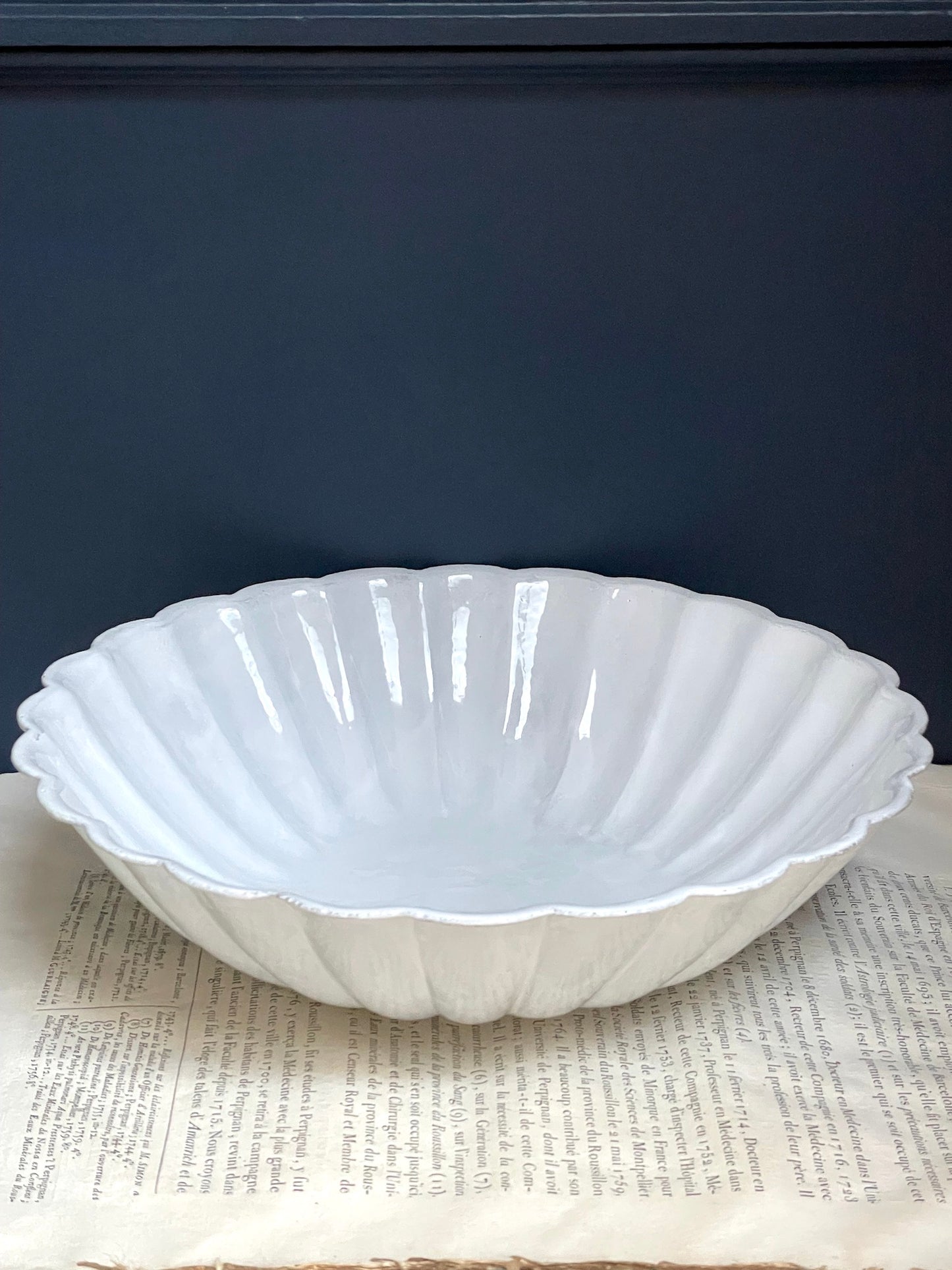 Astier de Villatte Peggy Large Salad Bowl