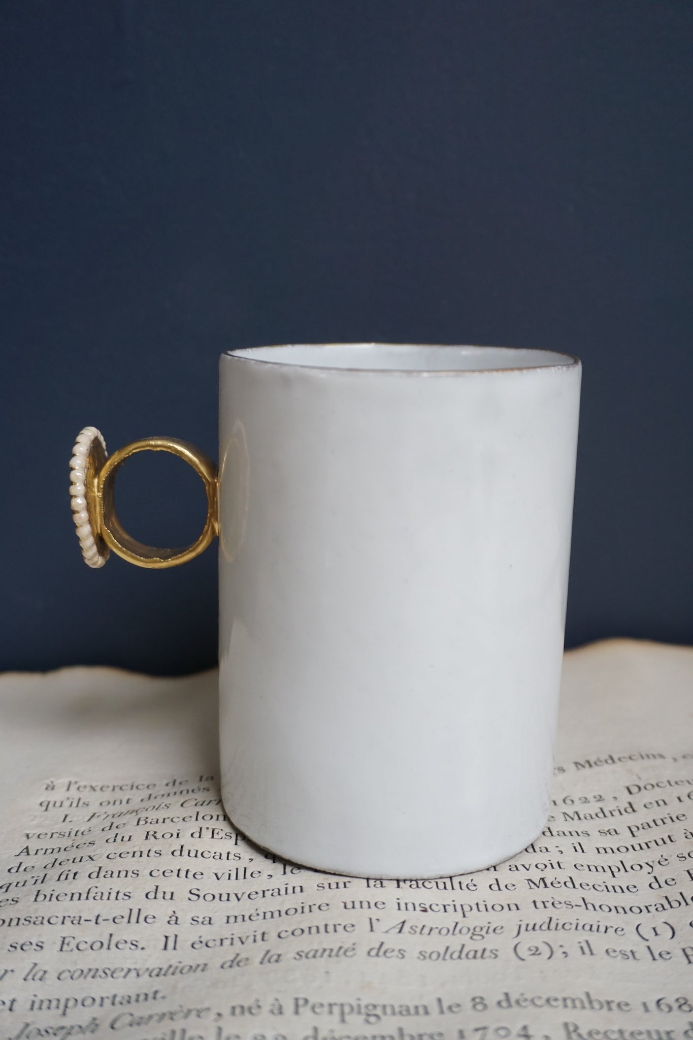 Astier de Villatte Serena Woman Cameo Ring Cup - RETIRED