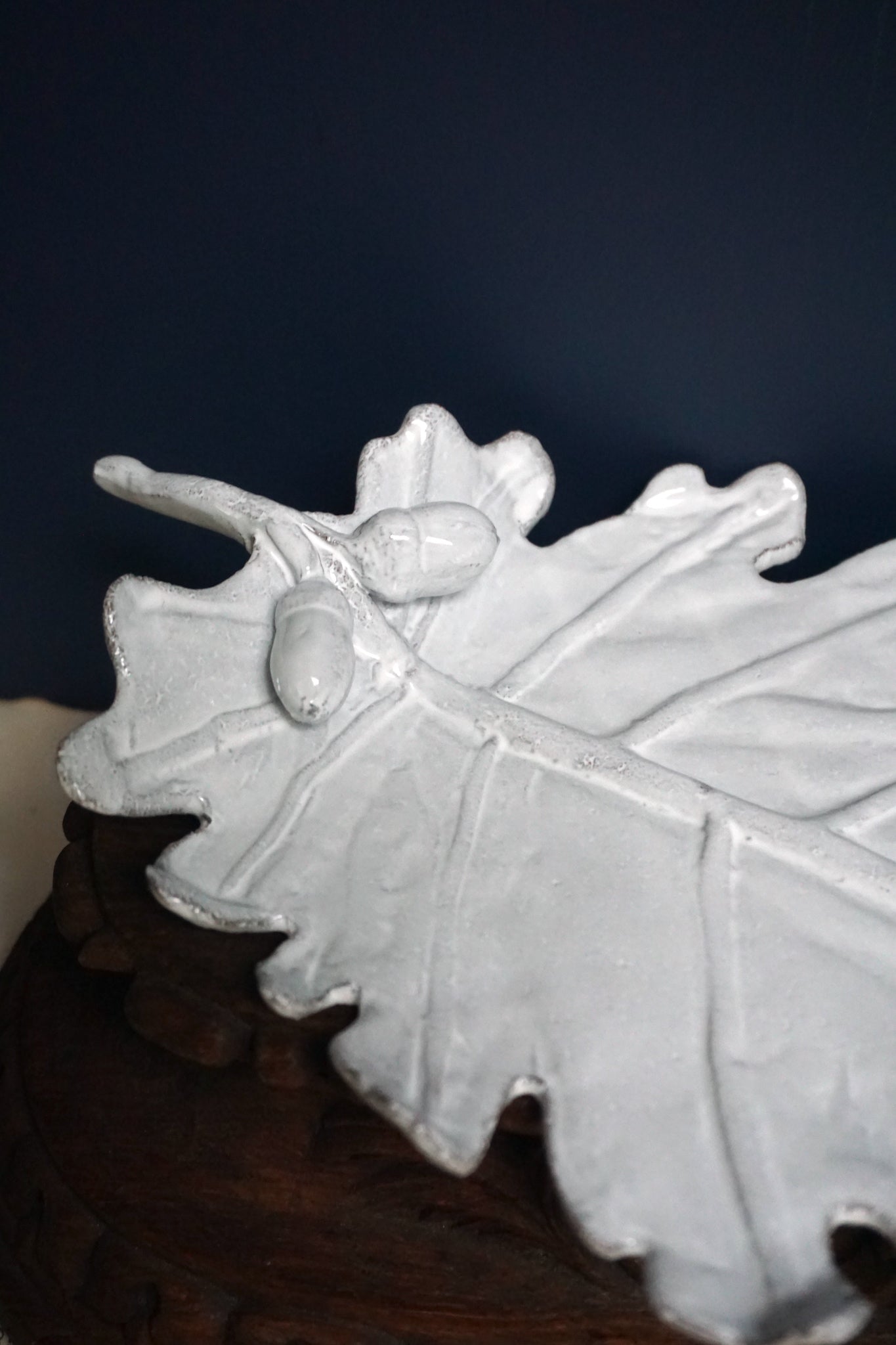 Astier de Villatte Setsuko Oak Leaf Ornament