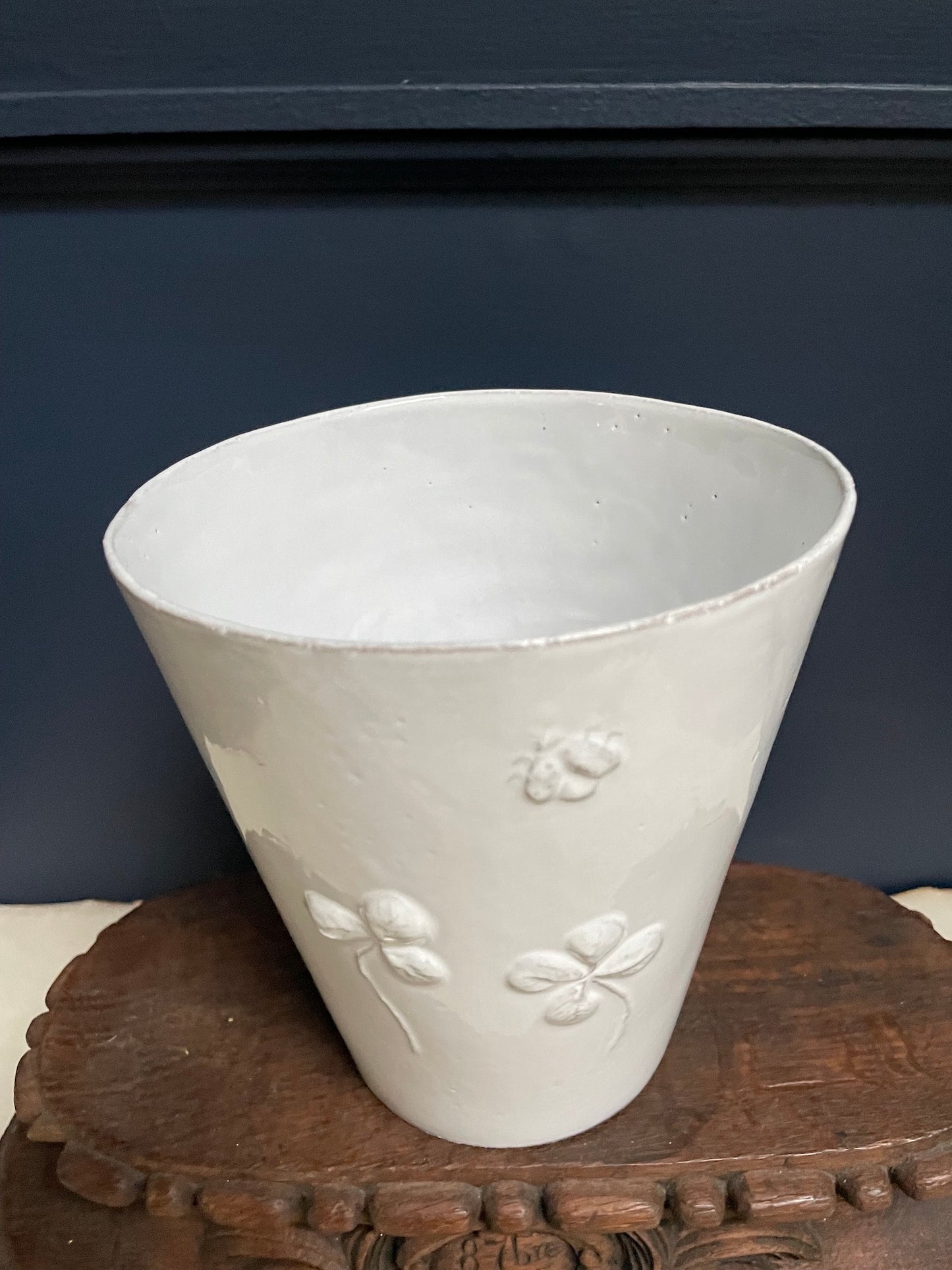 Astier de Villatte Small Fleurs Vase