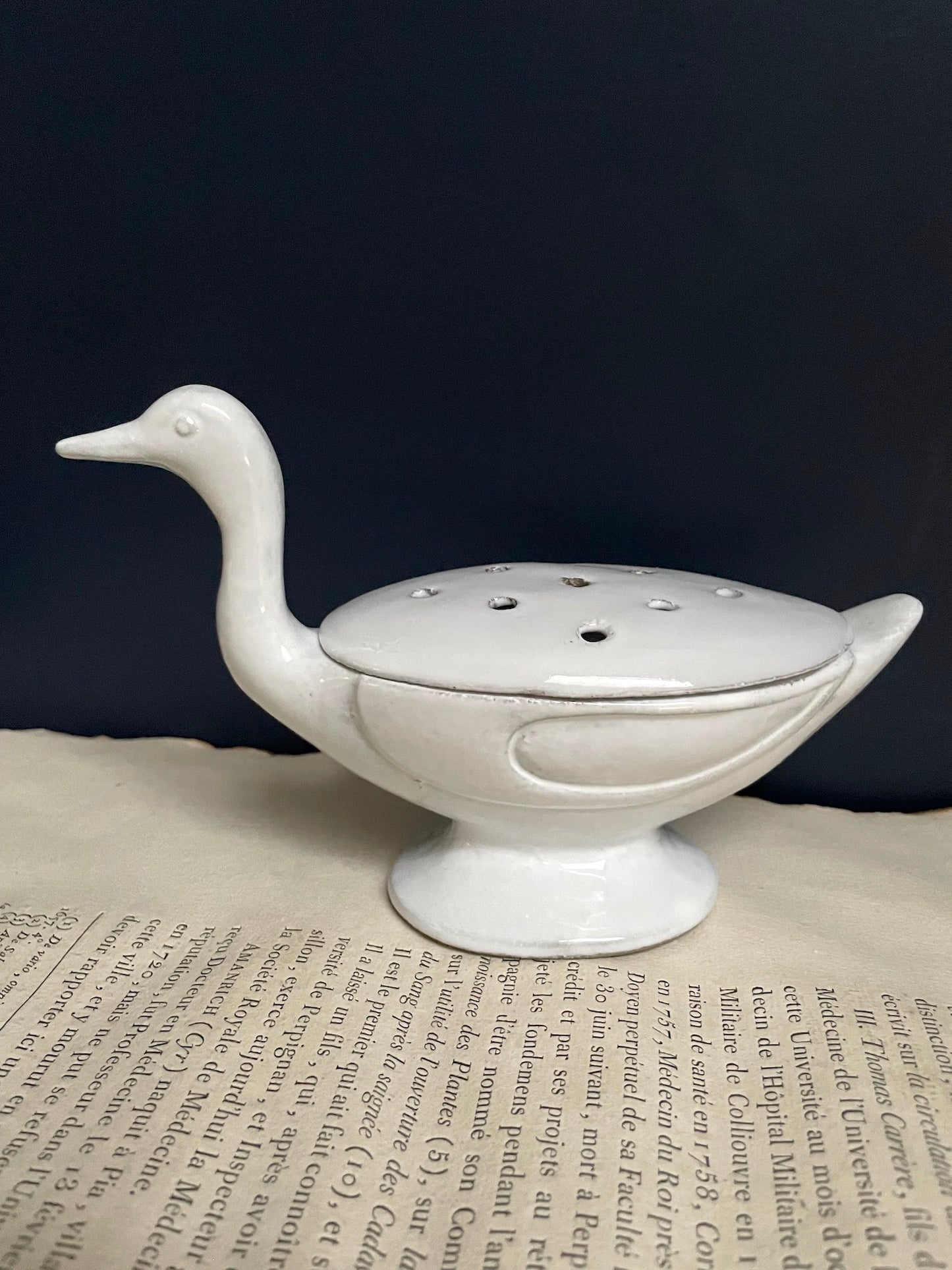 Astier de Villatte 'Coin Coin' Duck Incense Burner