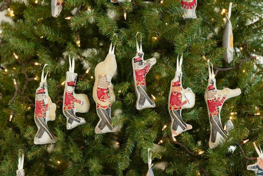 Coral & Tusk Marching Band Cat Ornament