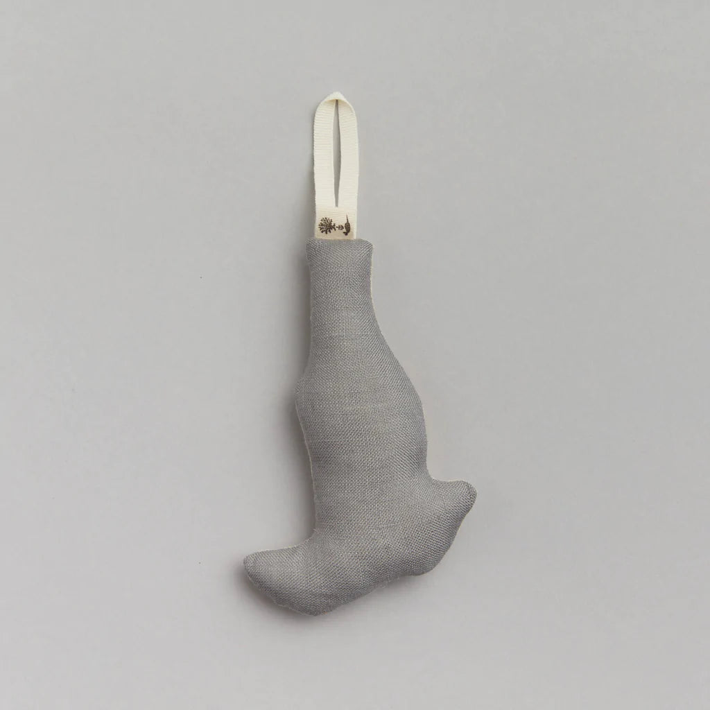 Coral & Tusk Downhill Bunny Ornament