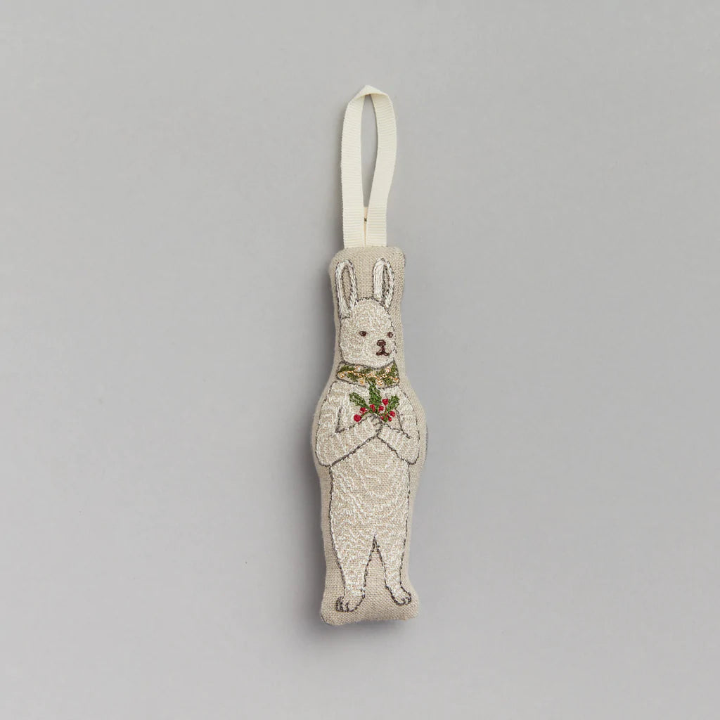 Coral & Tusk Festive Bunny Ornament