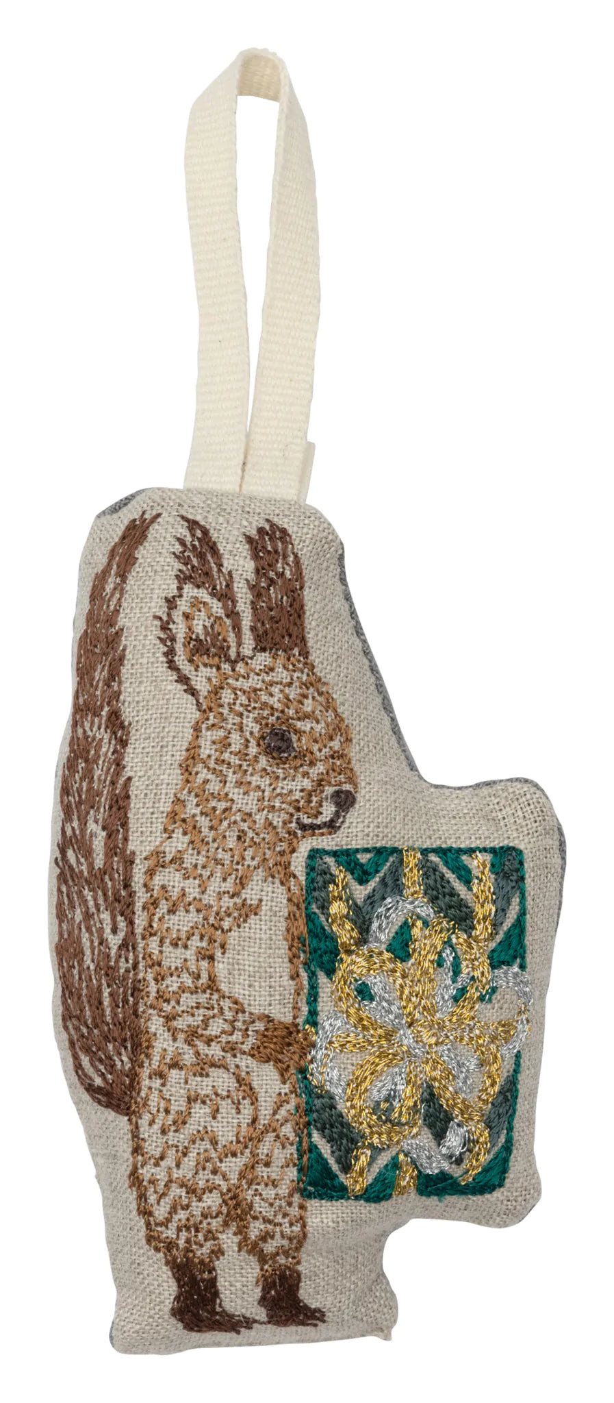 Coral & Tusk 'Squirrel with Present' Ornament