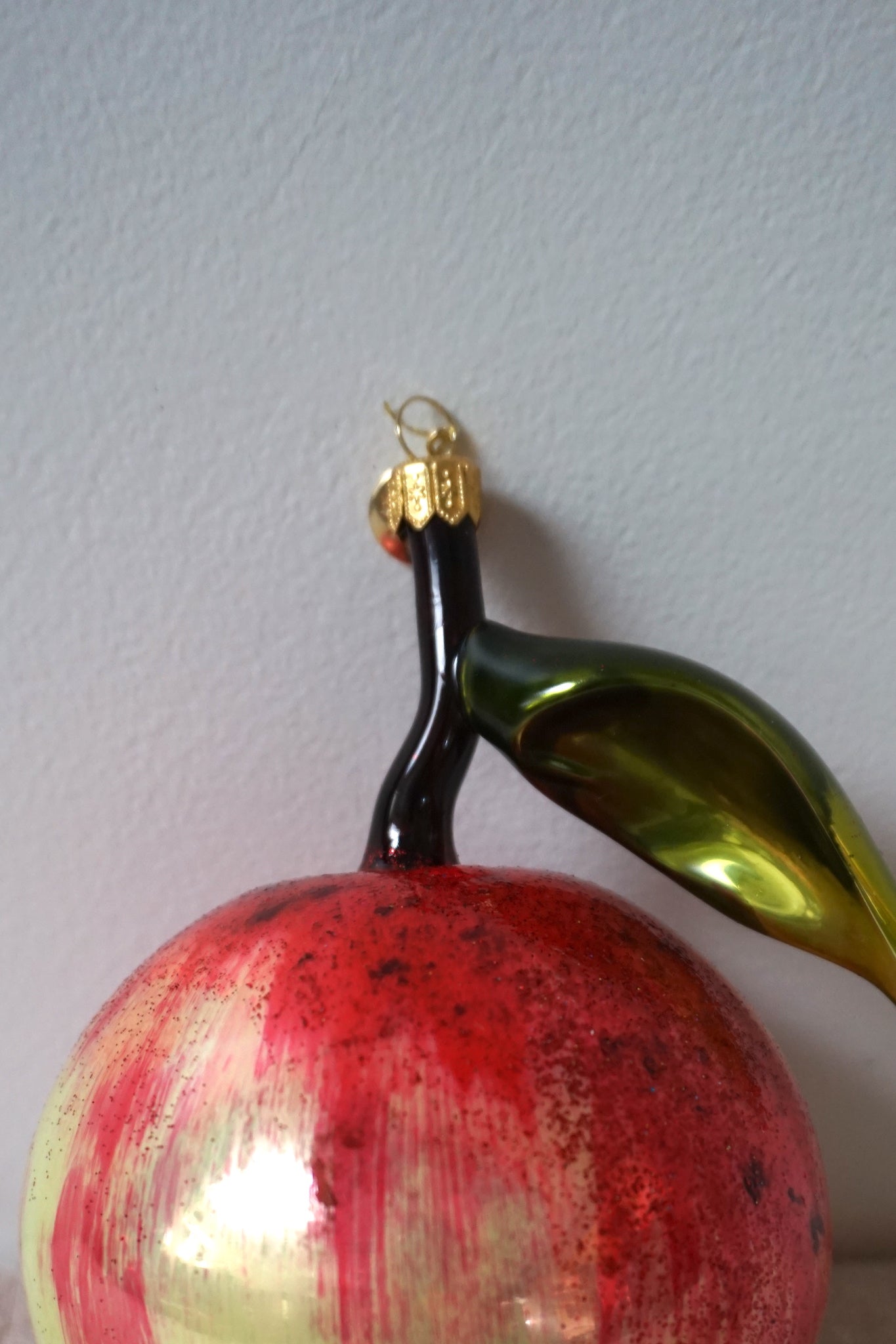 Polish Glass Ornament - Apple IV