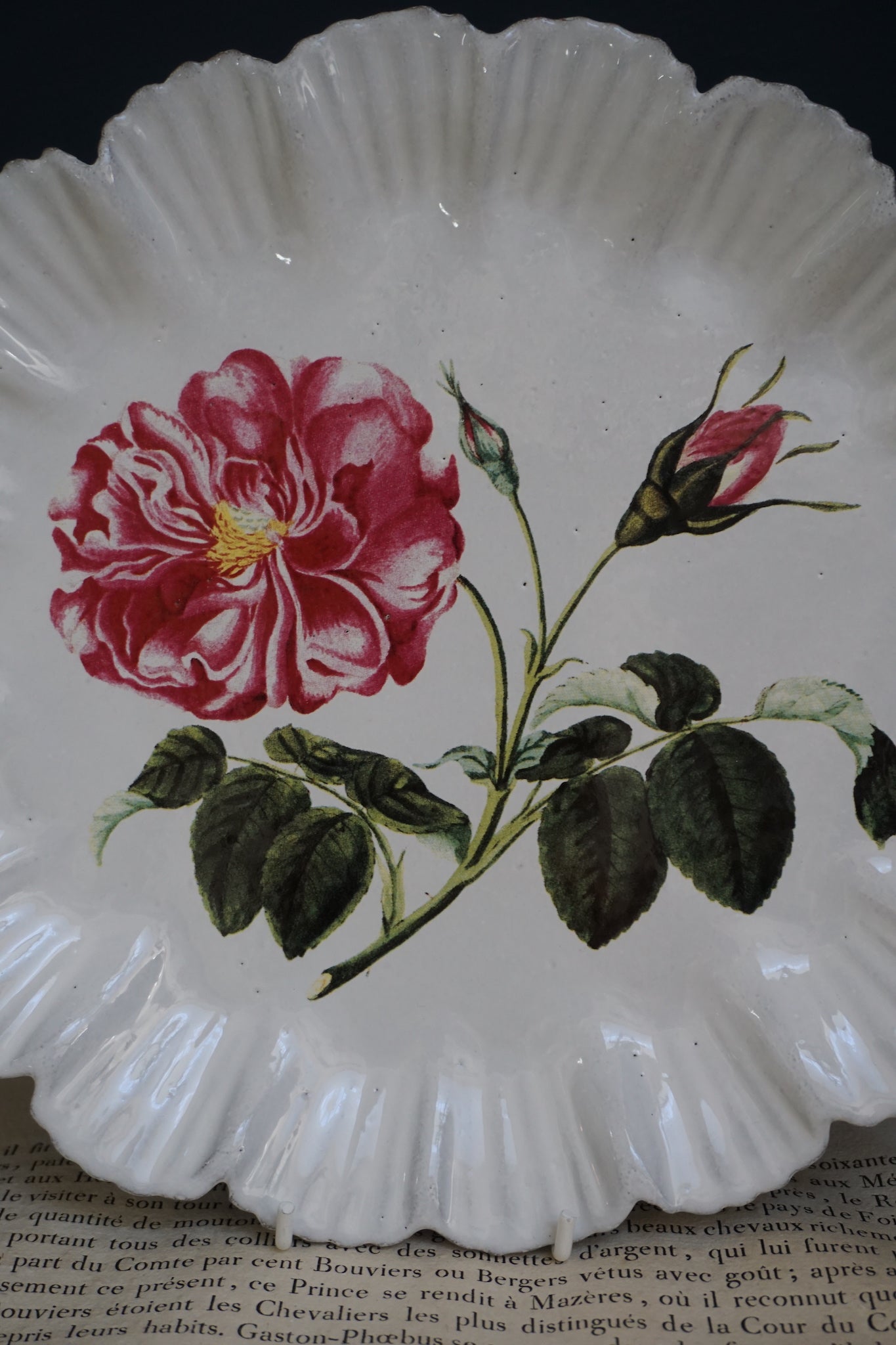 Astier de Villatte John Derian Rose Dinner Plate