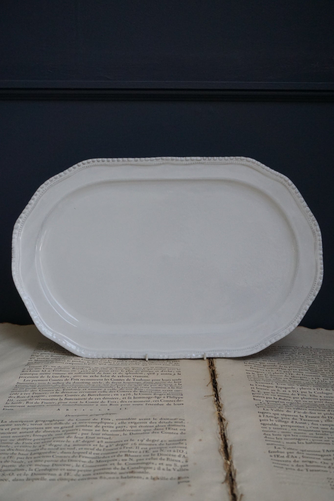 Astier de Villatte Clarabelle Large Long Platter