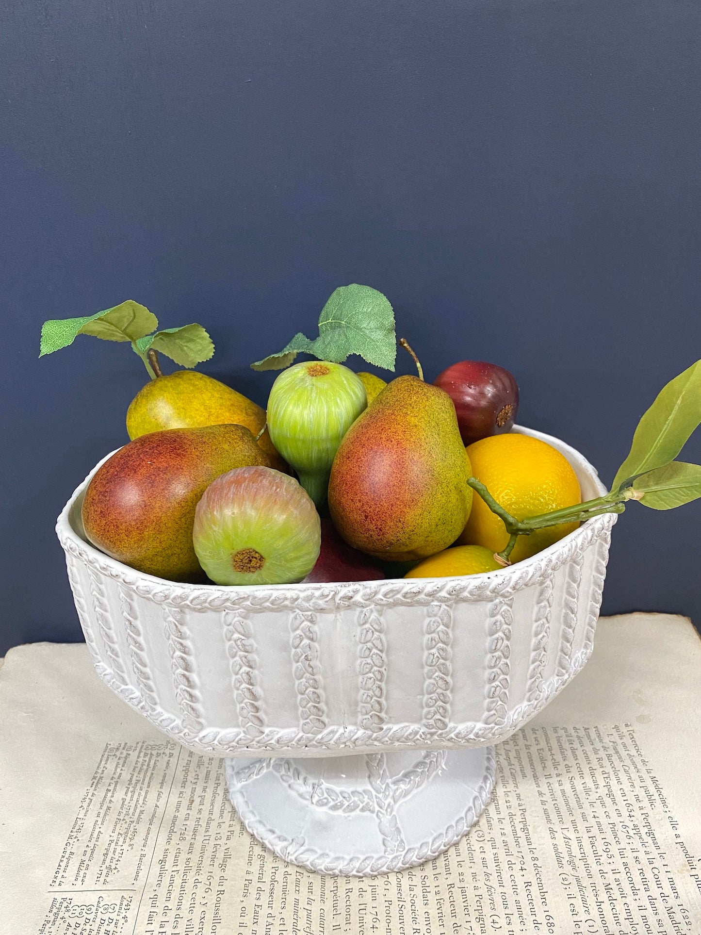 Astier de Villatte Josephine Bowl on Stand