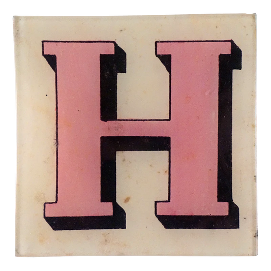John Derian 'Block Letter H' Square Tray