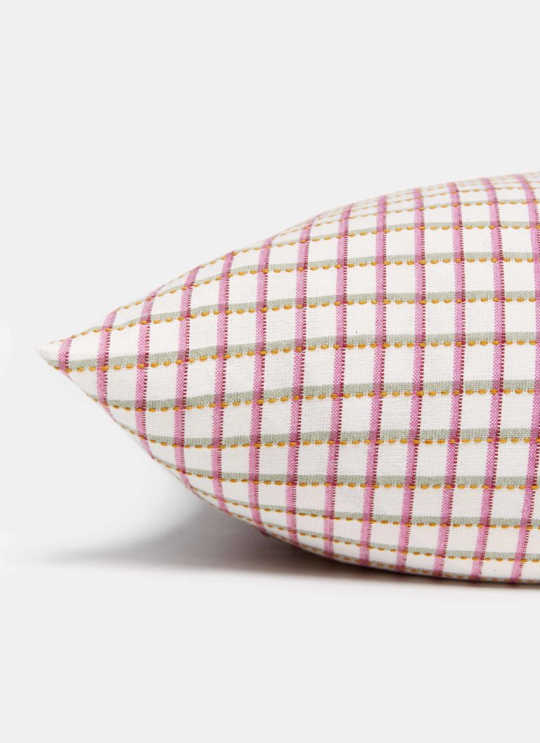 Heather Taylor Home 'Juniper - Pink' Square Pillow