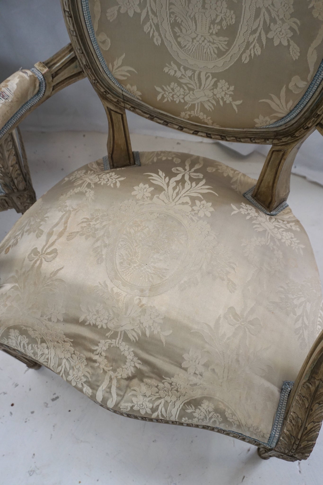 Pair of Antique French Upholstered Chairs