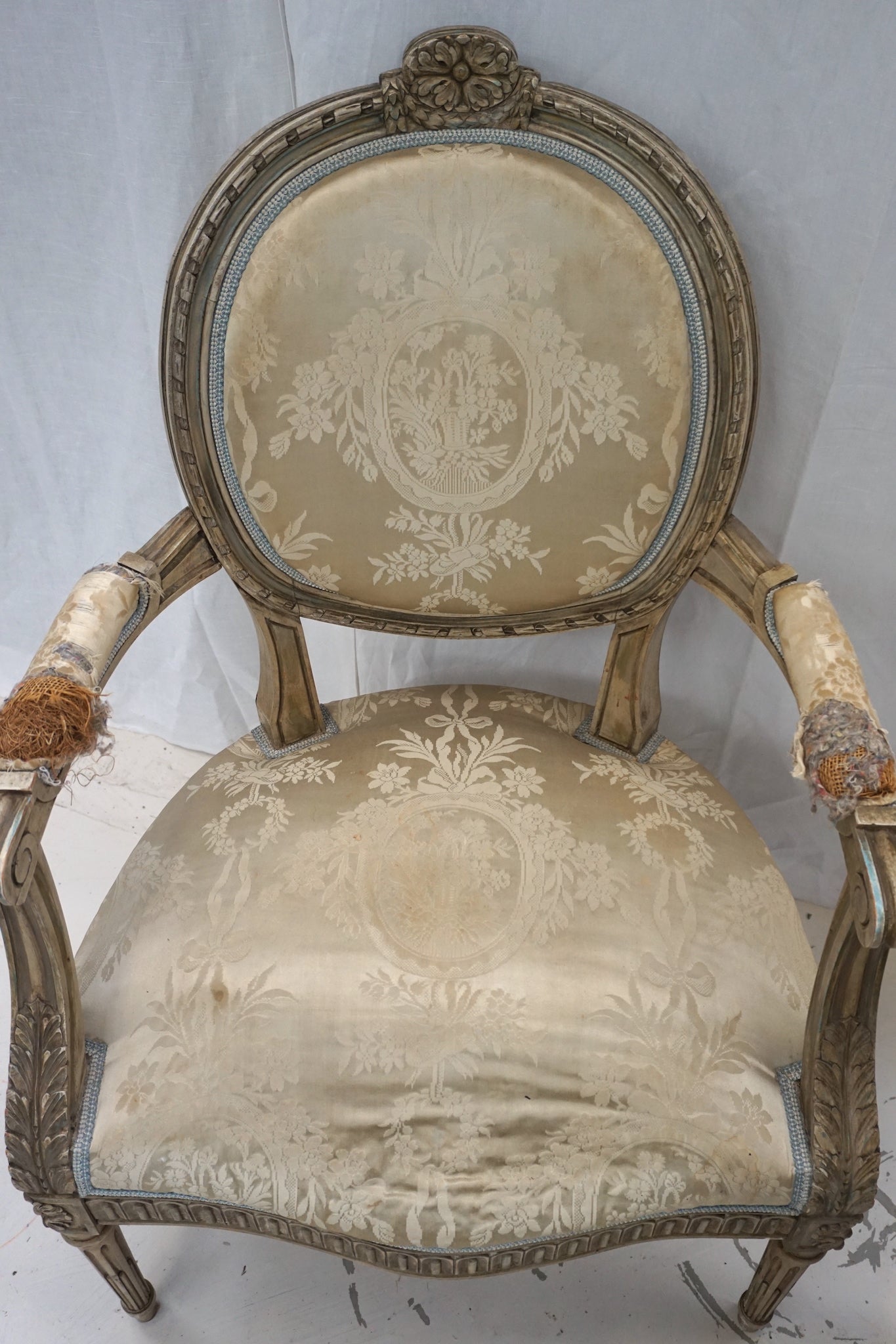 Pair of Antique French Upholstered Chairs
