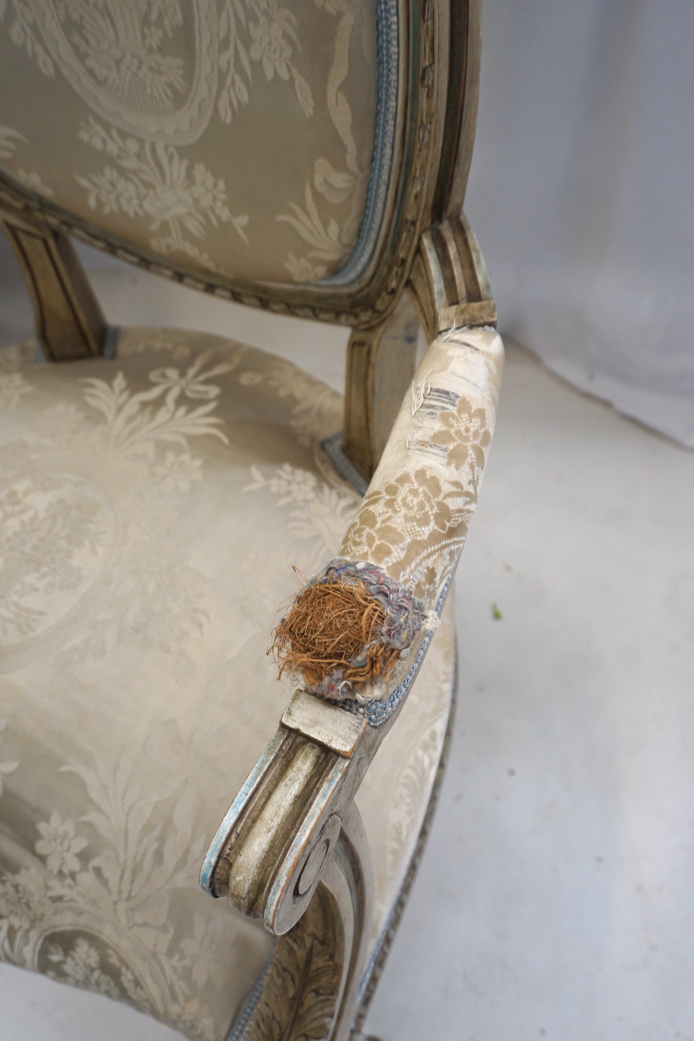 Pair of Antique French Upholstered Chairs